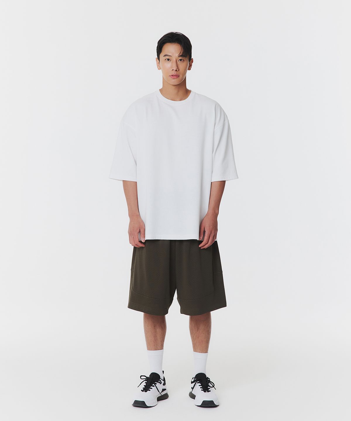 무신사 스탠다드 스포츠(MUSINSA STANDARD SPORTS) 짐 빅 메쉬 버뮤다 쇼츠 (3color)