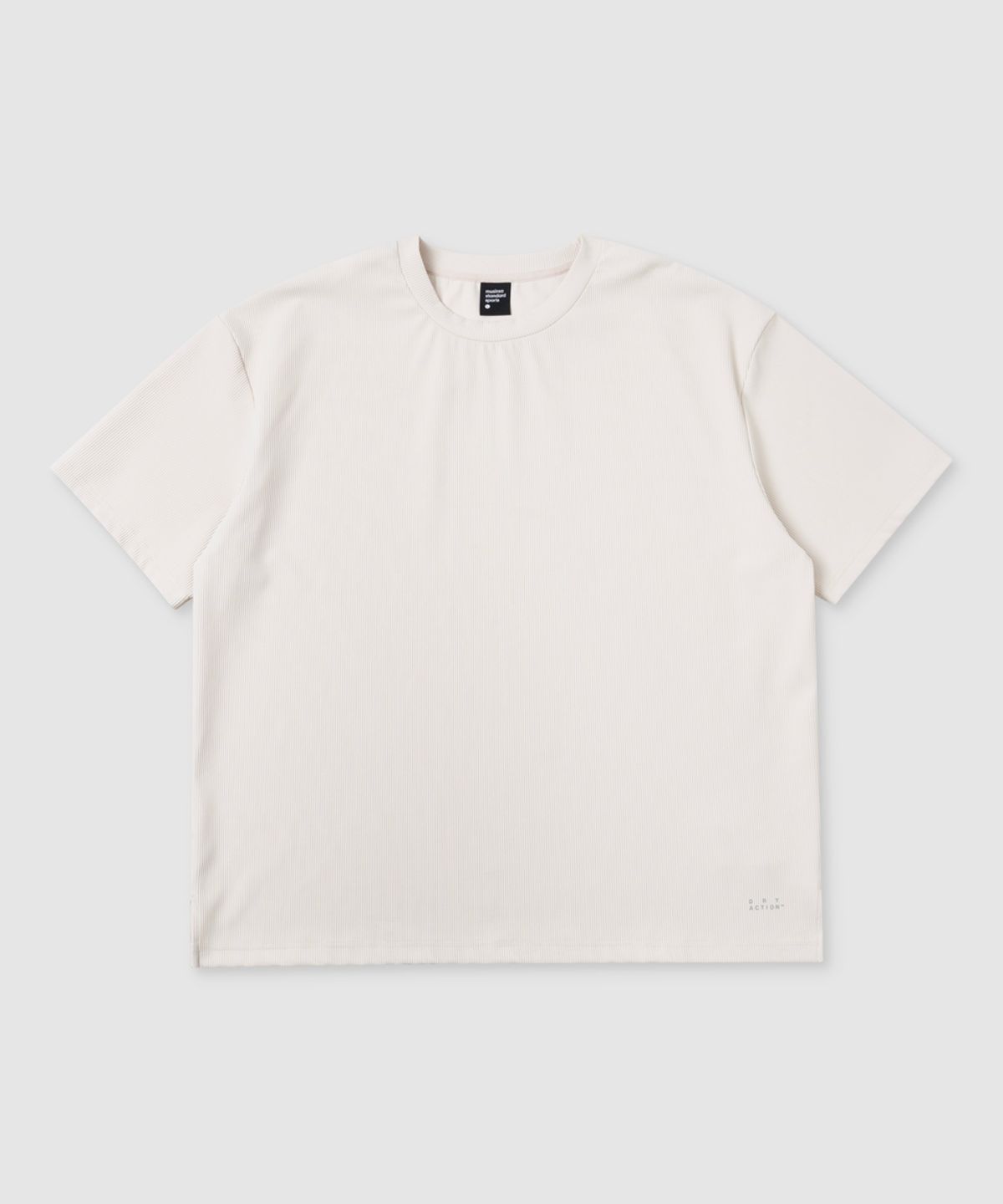 무신사 스탠다드 스포츠(MUSINSA STANDARD SPORTS) 골지 오버핏 숏 슬리브 (2color)