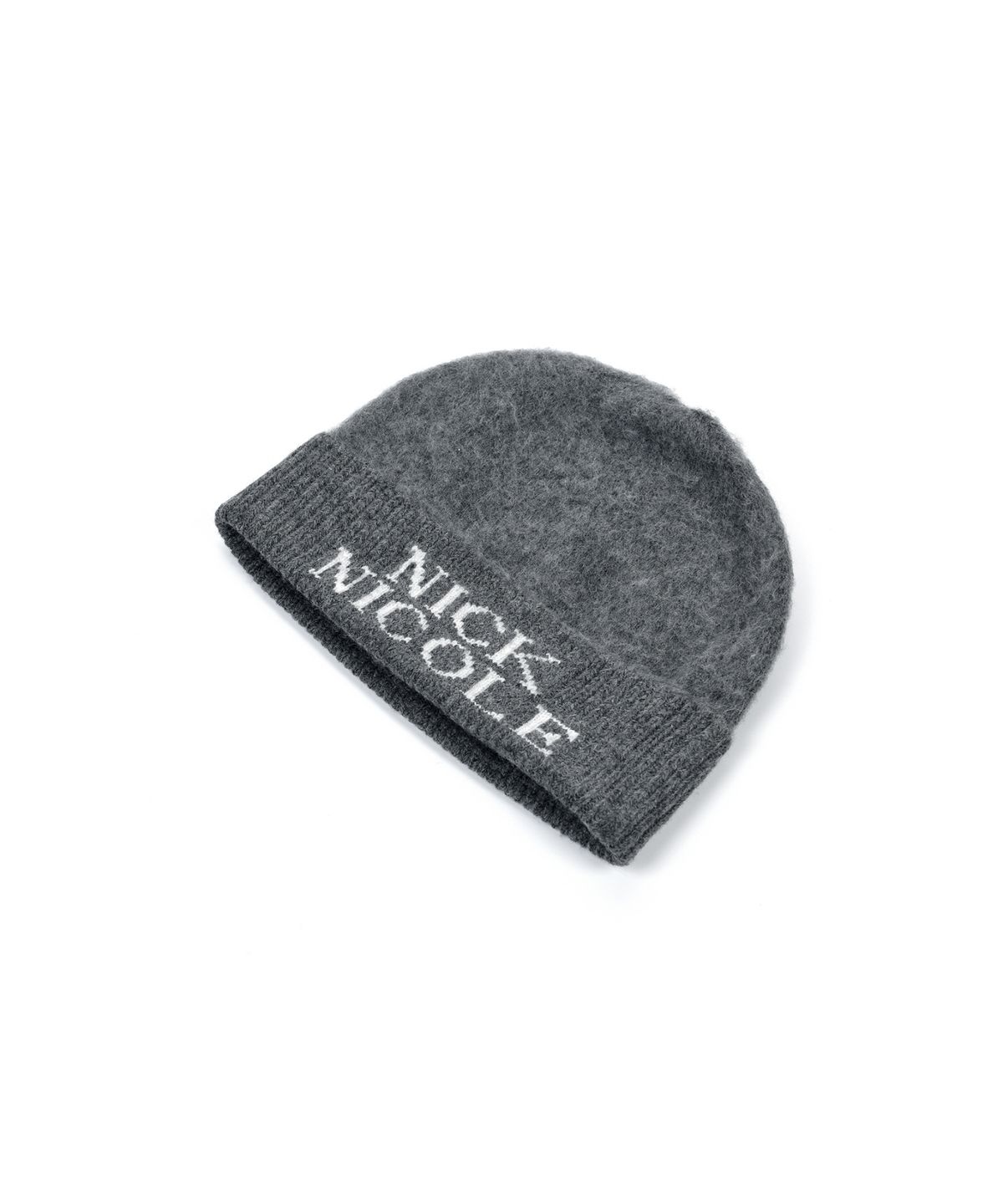 닉앤니콜(NICK&NICOLE) NICOLE MIXED JAQUARD BEANIE_GRAY