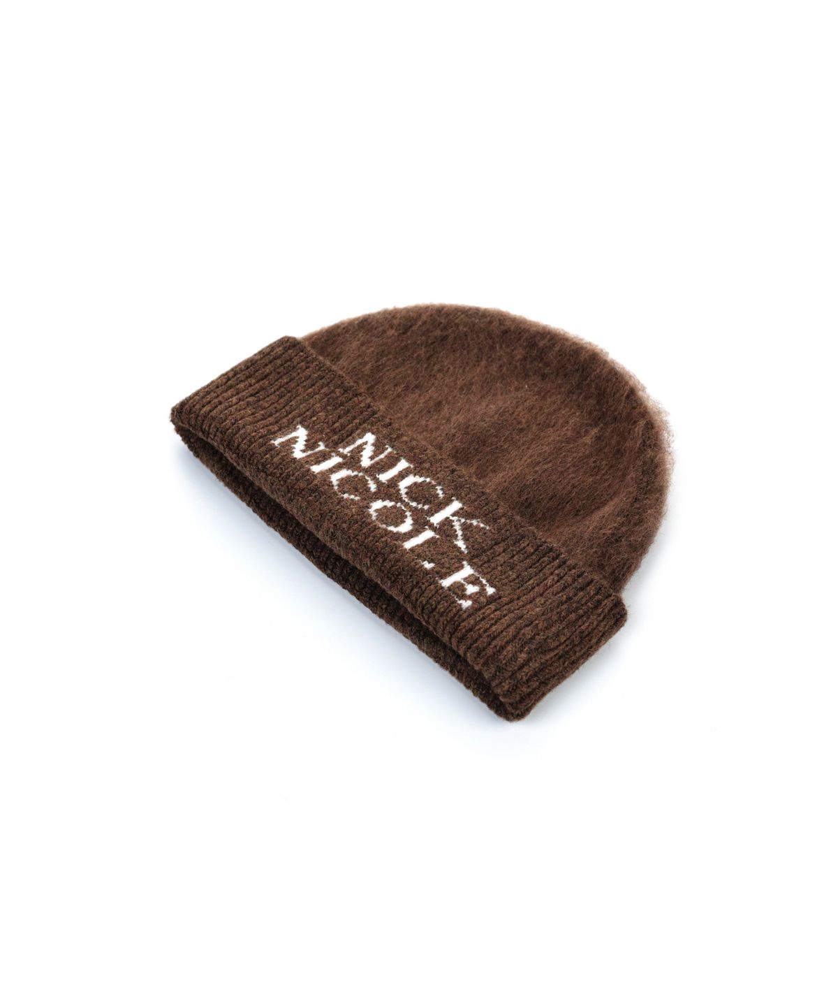 닉앤니콜(NICK&NICOLE) NICOLE MIXED JAQUARD BEANIE_BROWN