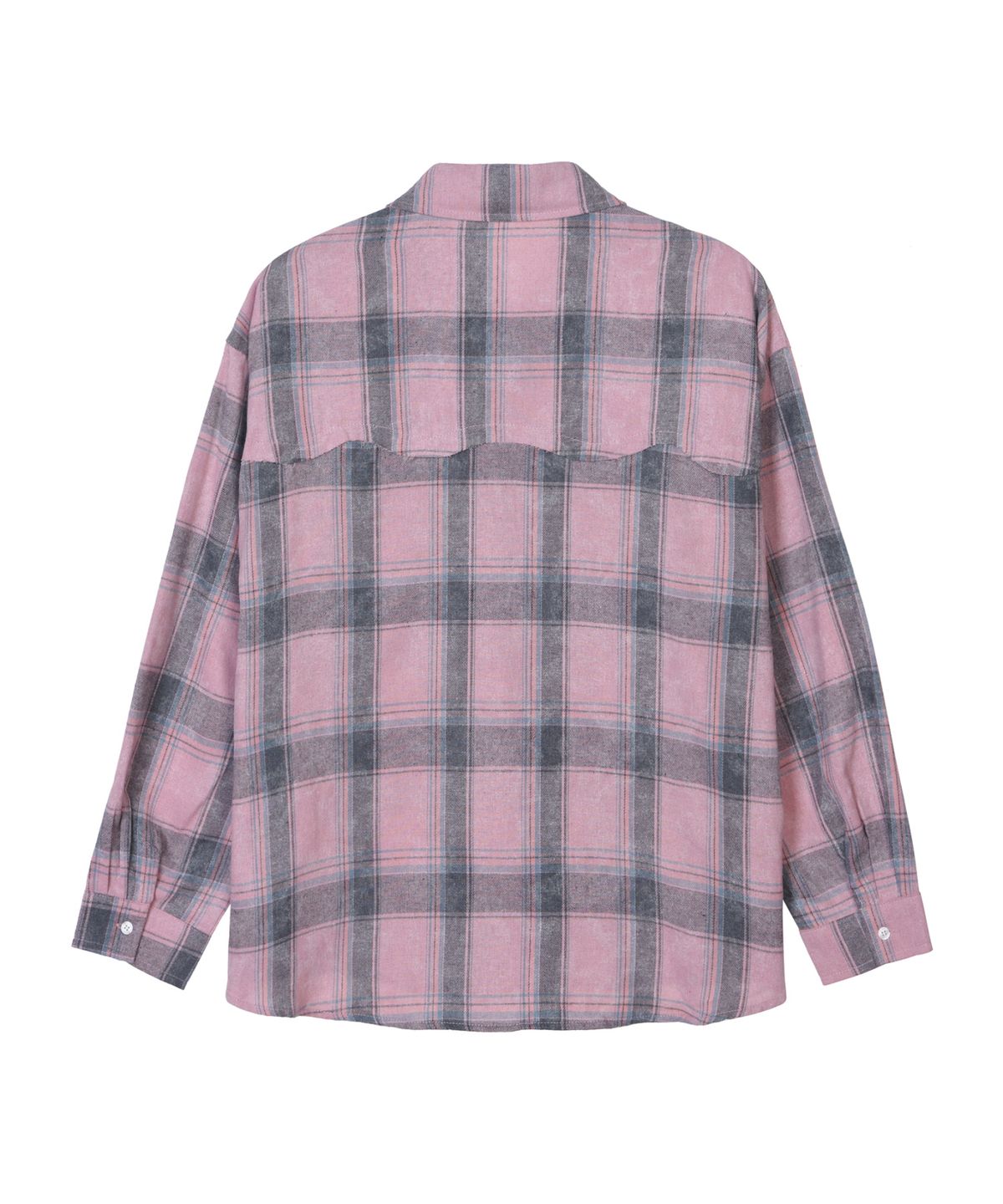 닉앤니콜(NICK&NICOLE) WESTERN TWO POCKET CHECK SHIRTS_PINK