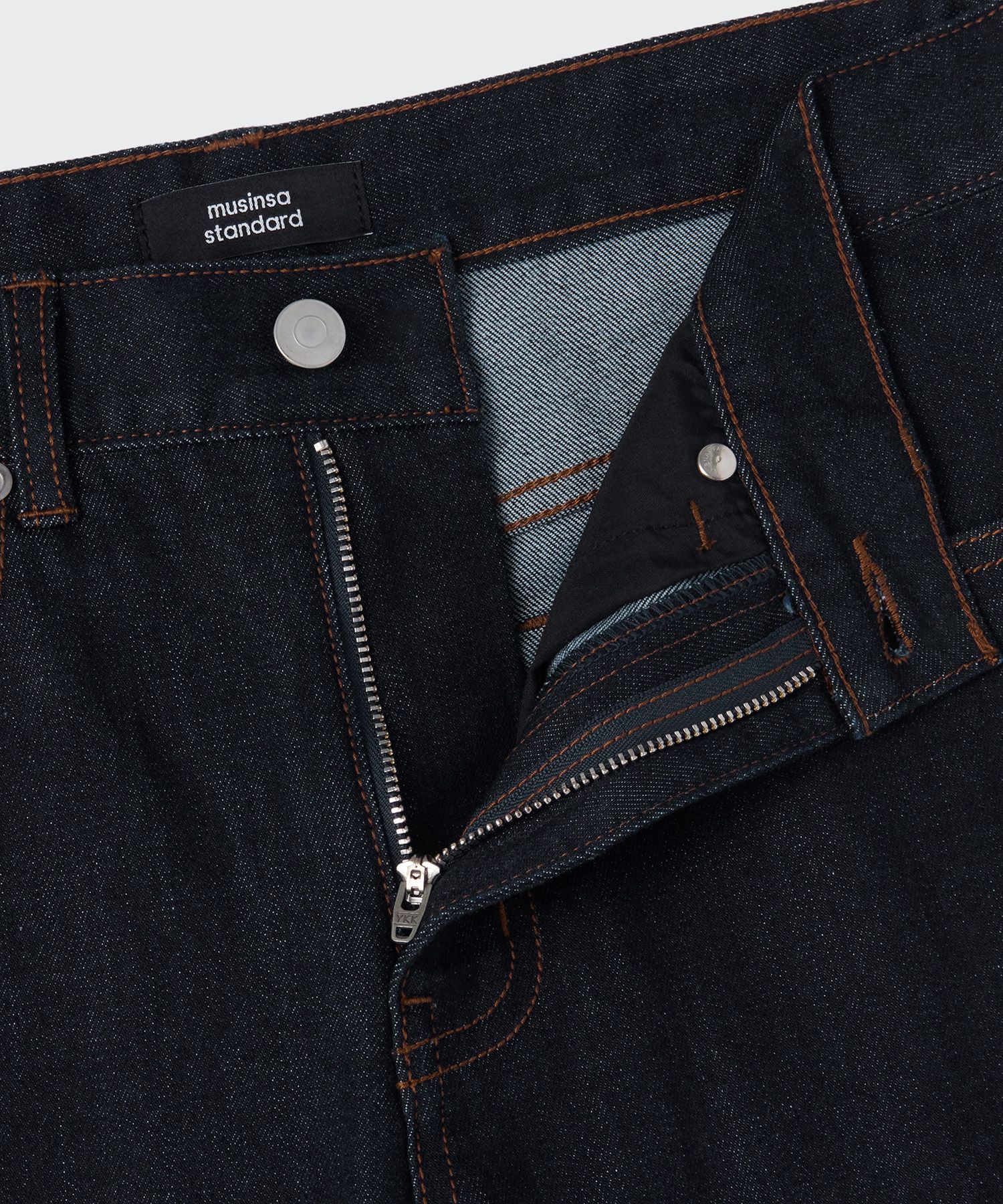 ★MUSINSA STANDARD★ Deep Indigo Straight Denim Pants MMCNP8 MUSINSA | MUSINSA STANDARD [Cool Standard] Straight Denim
