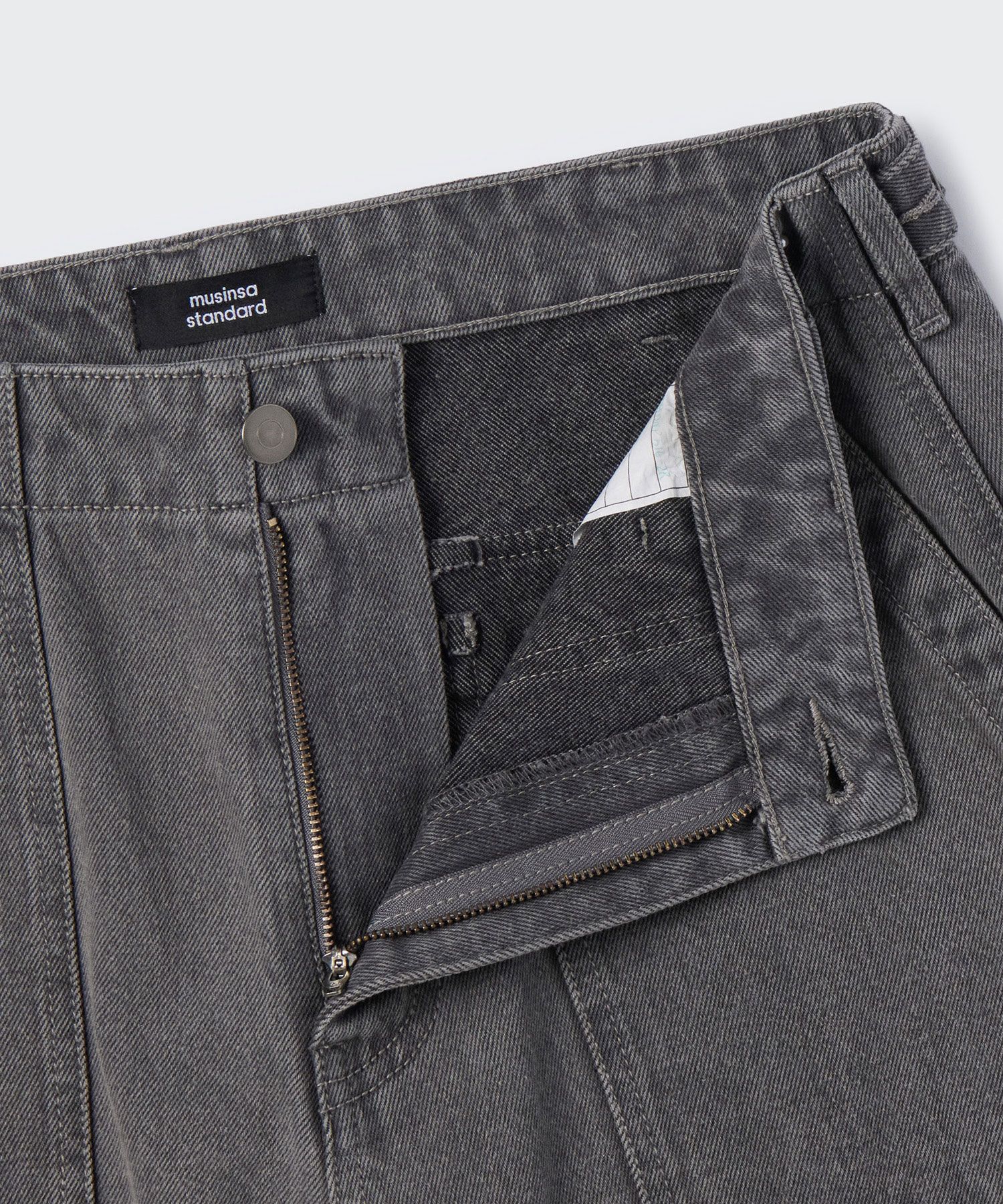 ★MUSINSA STANDARD★ Denim Fatigue Pants Gray MMDNP516-GR MUSINSA | MUSINSA STANDARD Denim Fatigue Pants [Gray]