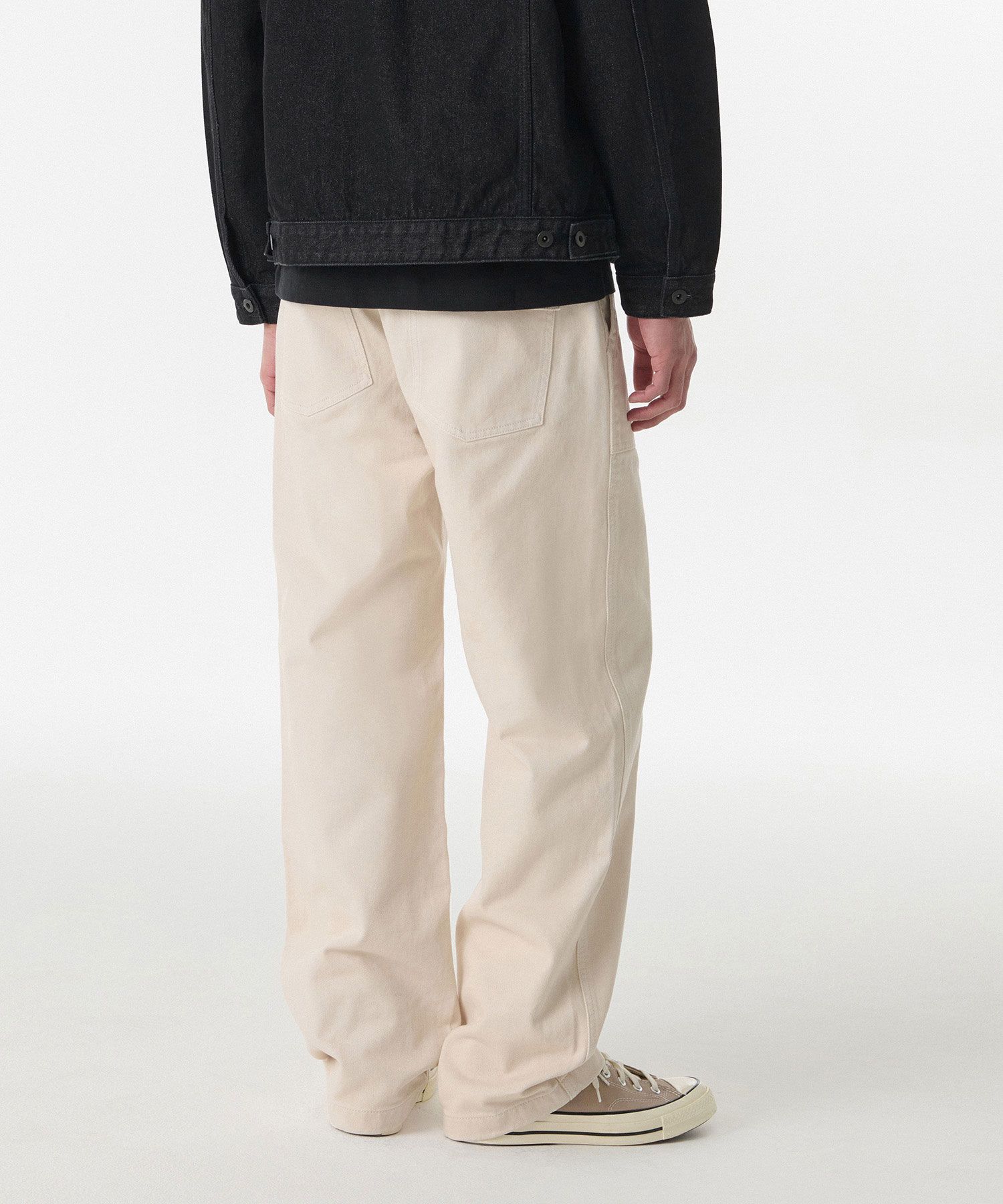 ★MUSINSA STANDARD★ Denim Fatigue Pants Cream MMDNP516-CR MUSINSA | MUSINSA STANDARD Denim Fatigue Pants [Cream]