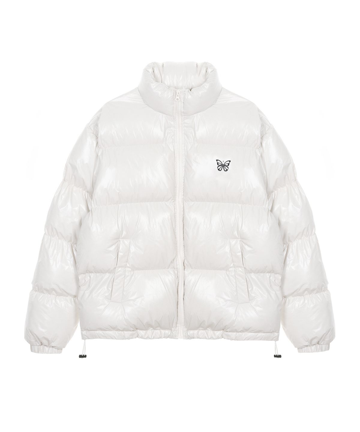 닉앤니콜(NICK&NICOLE) NICOLE BUTTERFLY GLOSSY PUFFER PADDING_CREAM