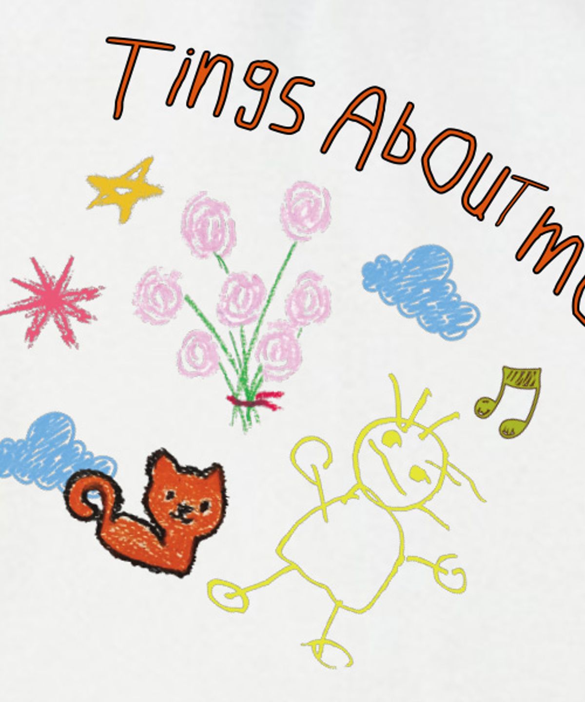 랜덤오프(RANDOMOFF) [기모선택] THINGS ABOUT ME 후드티 [화이트]