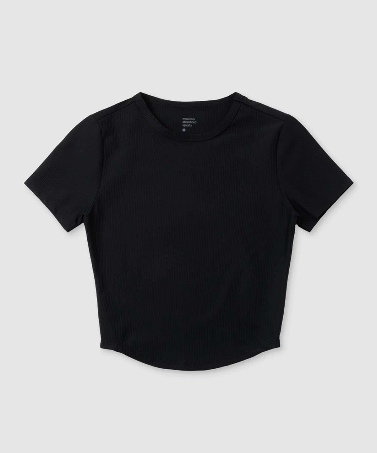 무신사 스탠다드 스포츠(MUSINSA STANDARD SPORTS) 골지 슬림핏 숏슬리브 우먼 (2color)