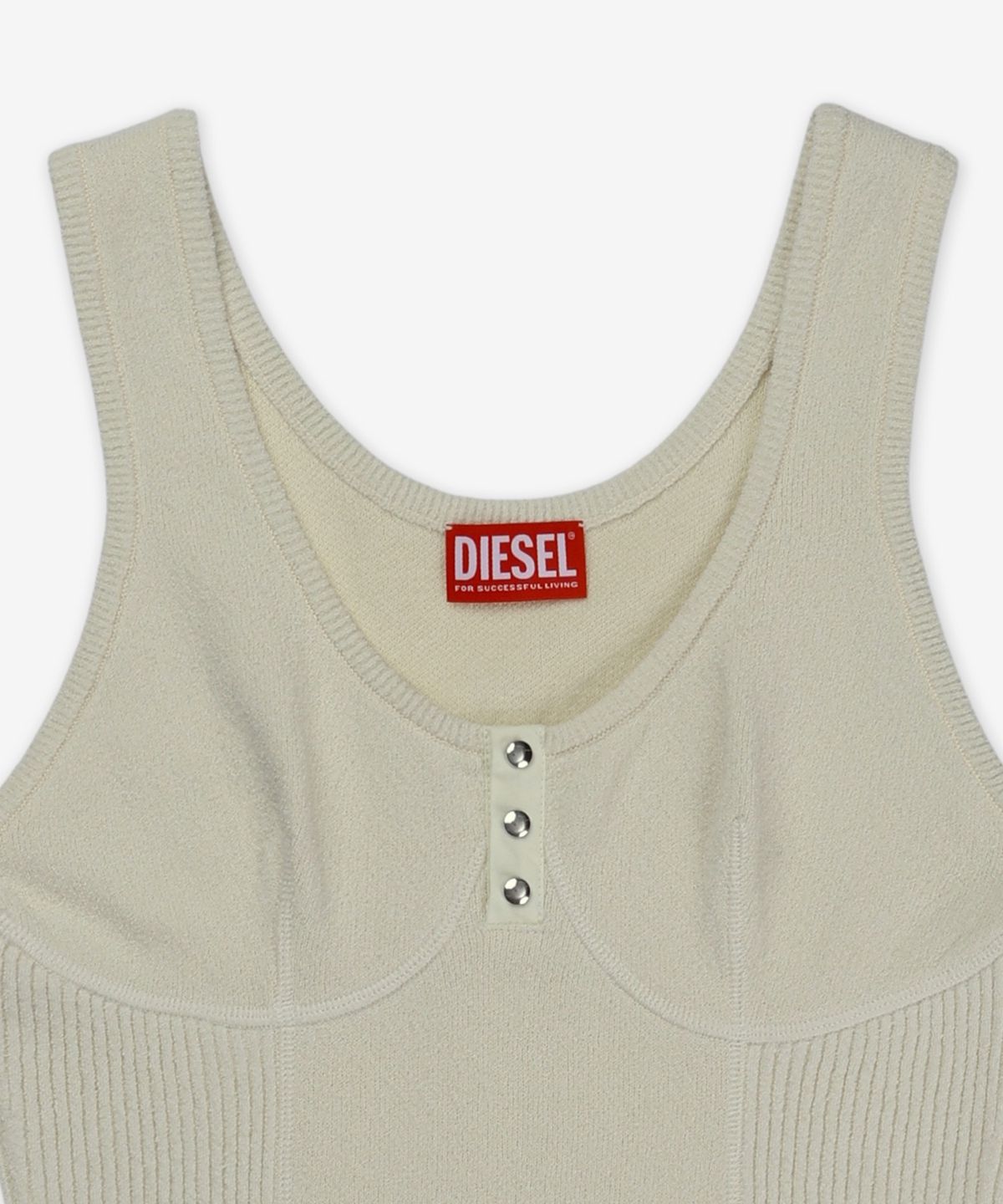 디젤(DIESEL) M-리앤느 민소매 티셔츠 - 오프 화이트 / A169040QLAS181