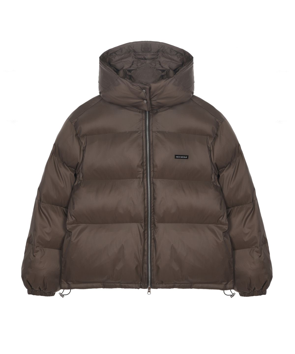 닉앤니콜(NICK&NICOLE) MINIMALISM HOODY PUFFER PADDING_BROWN