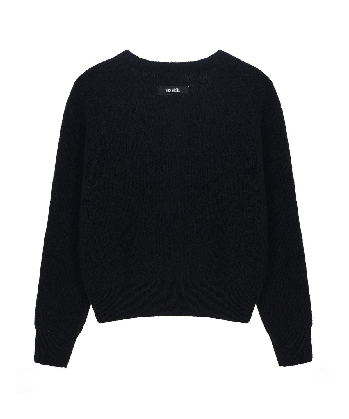 닉앤니콜(NICK&NICOLE) BOKASHI SWEATER CARDIGAN_BLACK