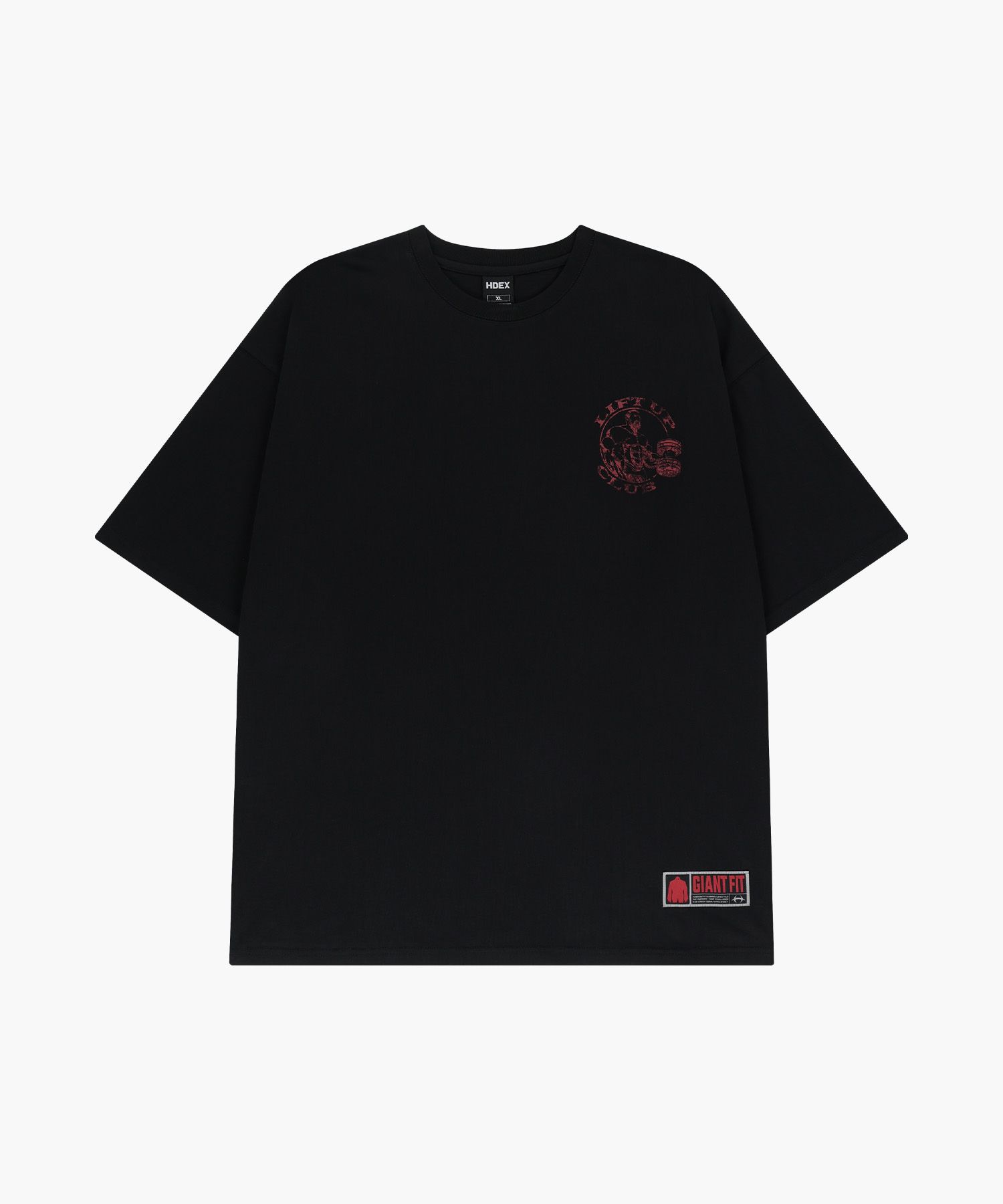 【HDEX】 Giant Fit Lift Up Short Sleeve /追跡付 MUSINSA公式 | HDEX Giant Fit Lift Up Short Sleeve (Black)