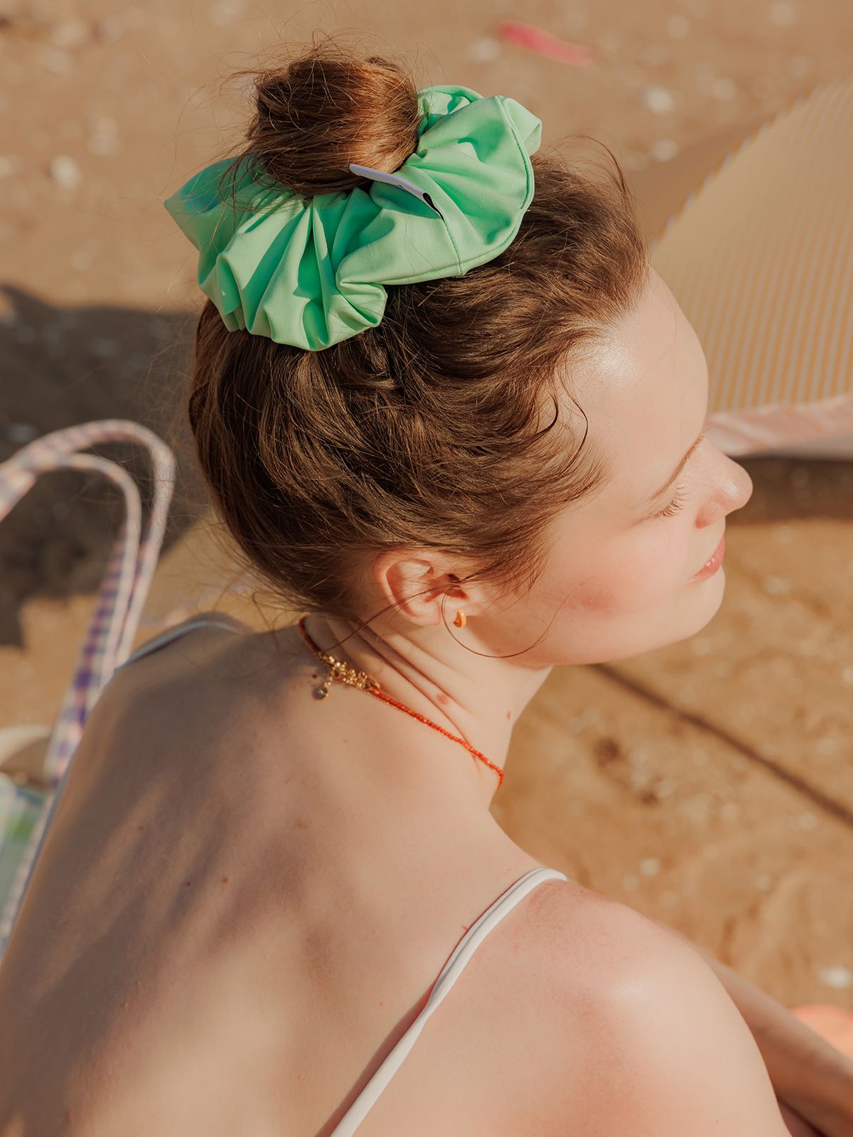 프쉬케(PSUCHE) EVERYDAY SCRUNCHIE _MINT MELON