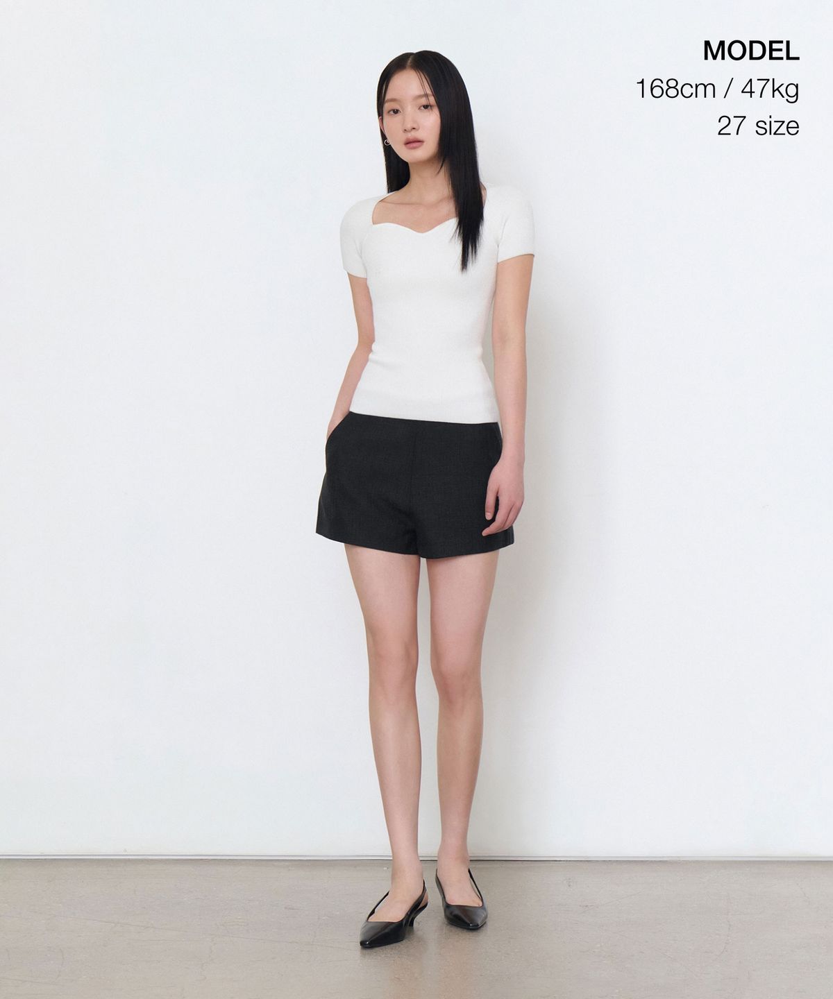 무신사 스탠다드 우먼(MUSINSA STANDARD WOMAN) 우먼즈 트위드 포멀 쇼츠 [블랙]