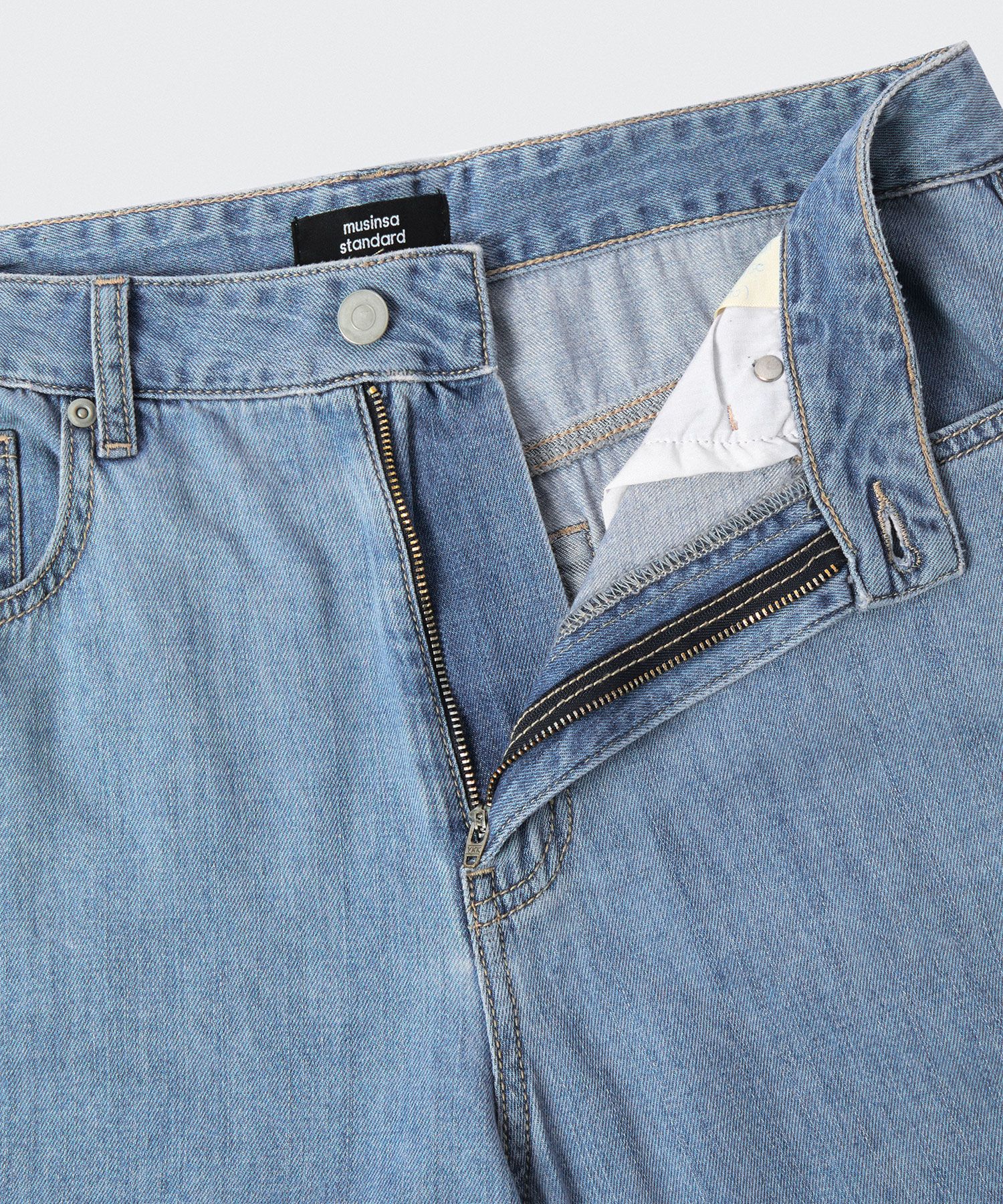 MUSINSA | MUSINSA STANDARD Lightweight Big Wide Denim Pants