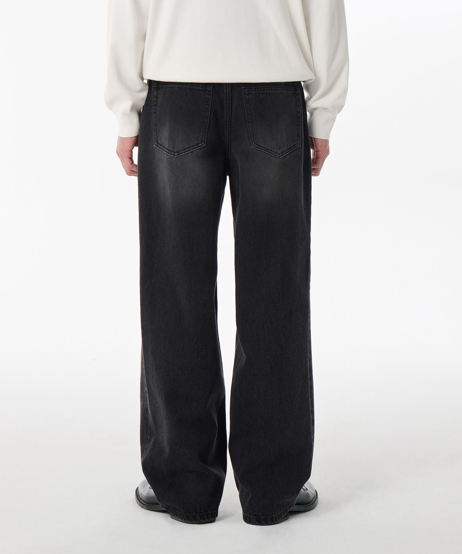 ★MUSINSA STANDARD★ Common Brush Wide Denim Pants Gray MMEN MUSINSA | MUSINSA STANDARD Common Brush Wide Denim Pants [Gray]