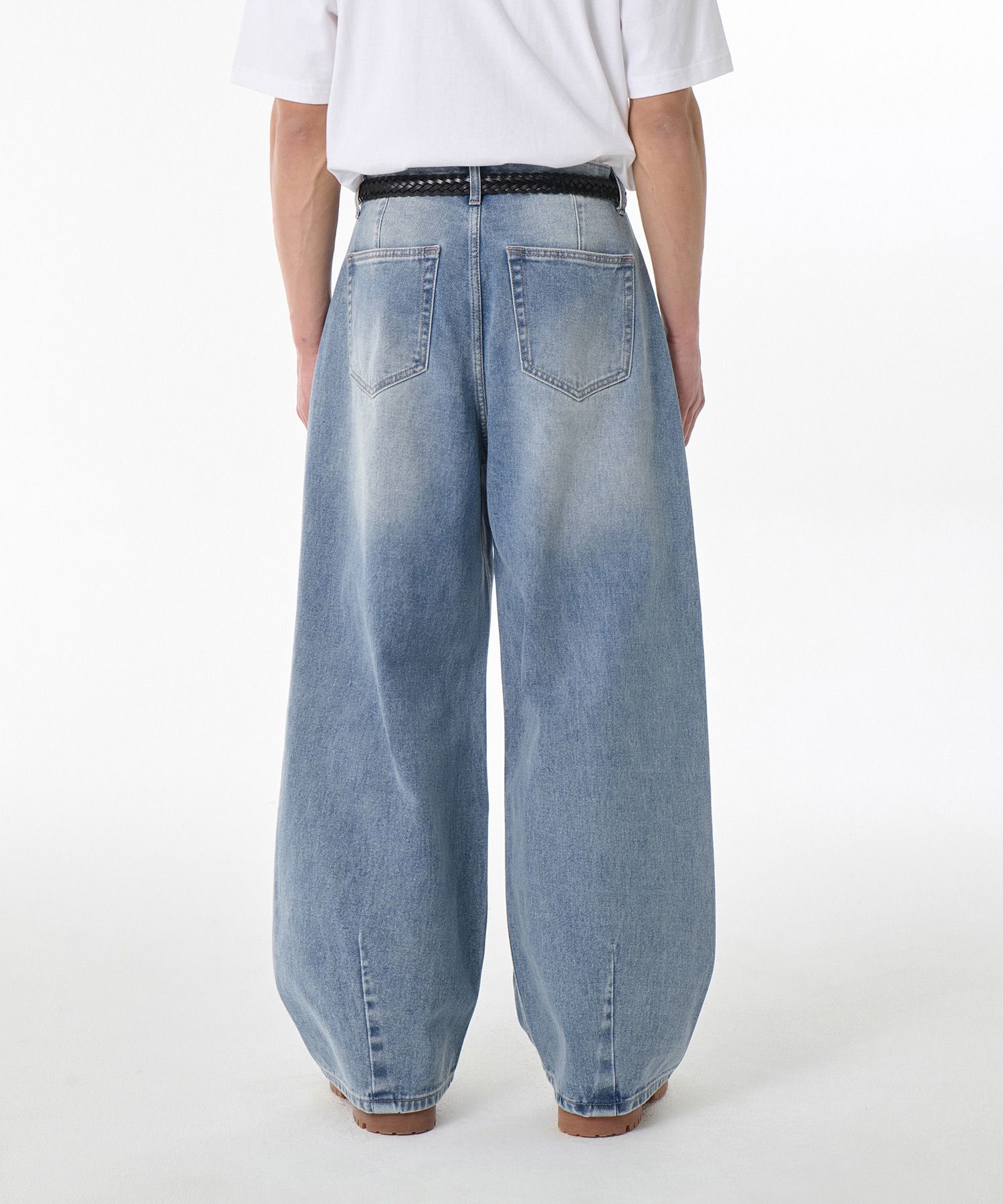 MUSINSA公式 | MUSINSA STANDARD ビッグブラシバルーンデニムパンツ 
