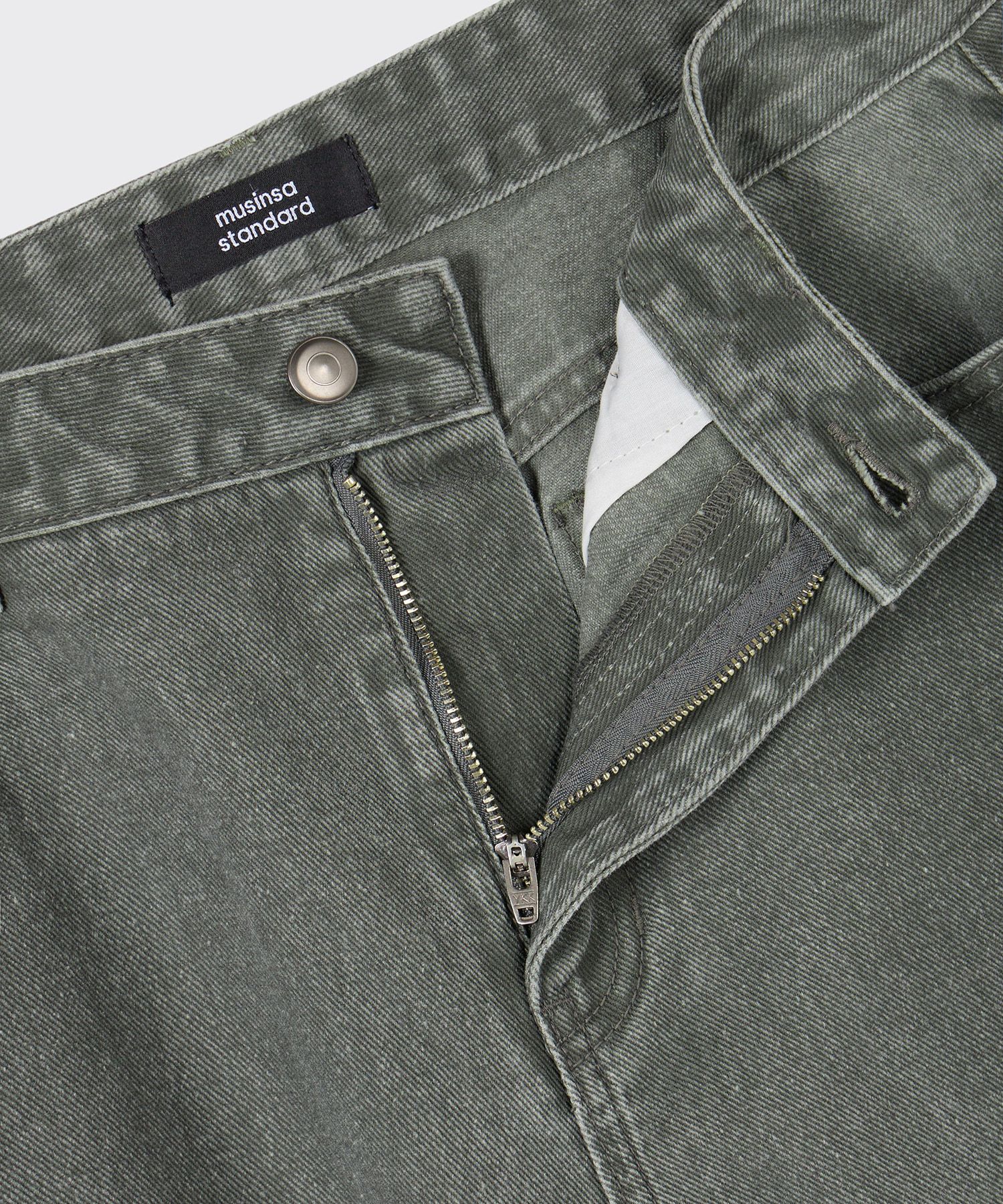 ★MUSINSA STANDARD★ Pigment wide denim pants charcoal grey MUSINSA | MUSINSA STANDARD Pigment Wide Denim Pants
