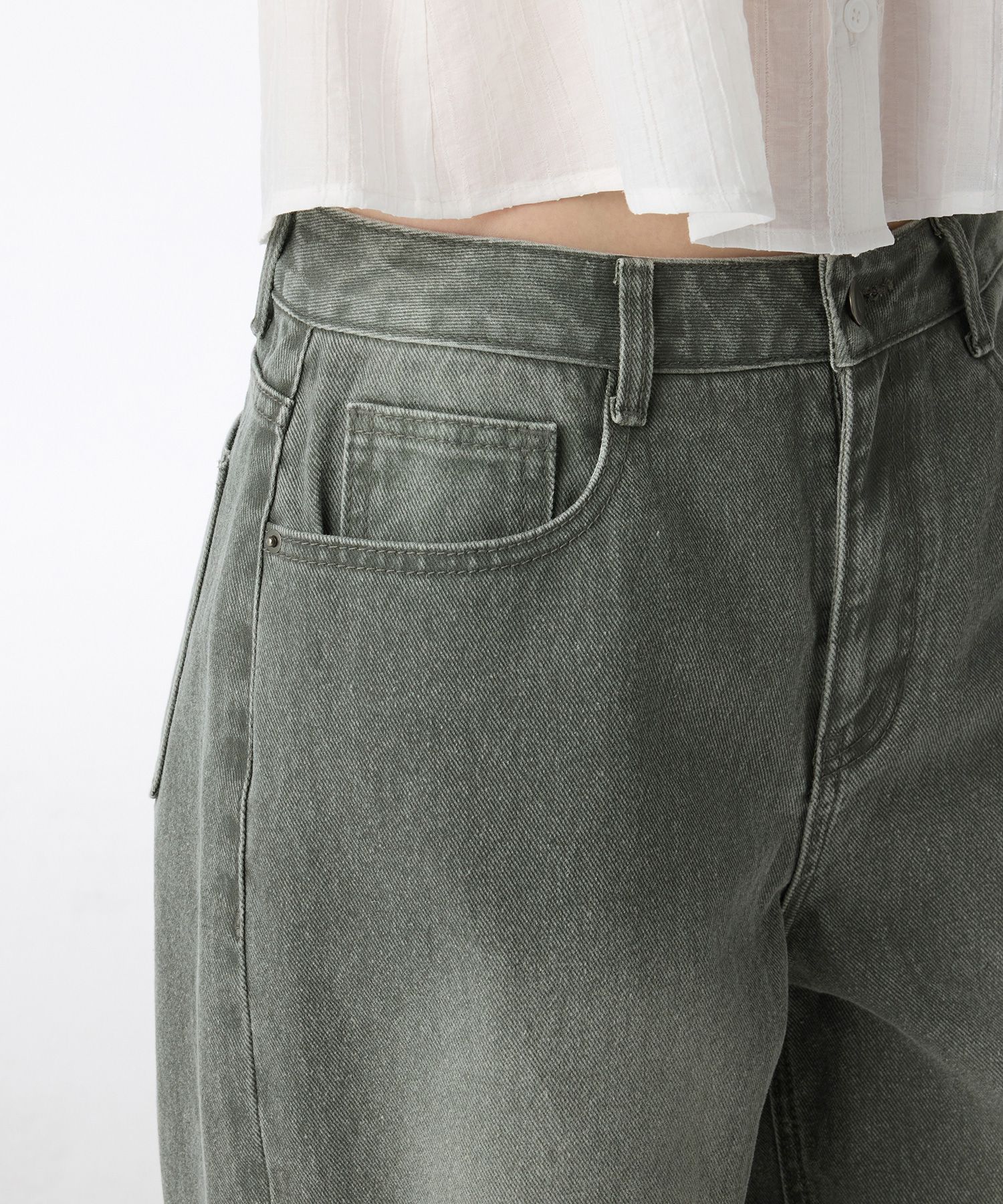 MUSINSA | MUSINSA STANDARD WOMAN Women's Pigment Denim Wide