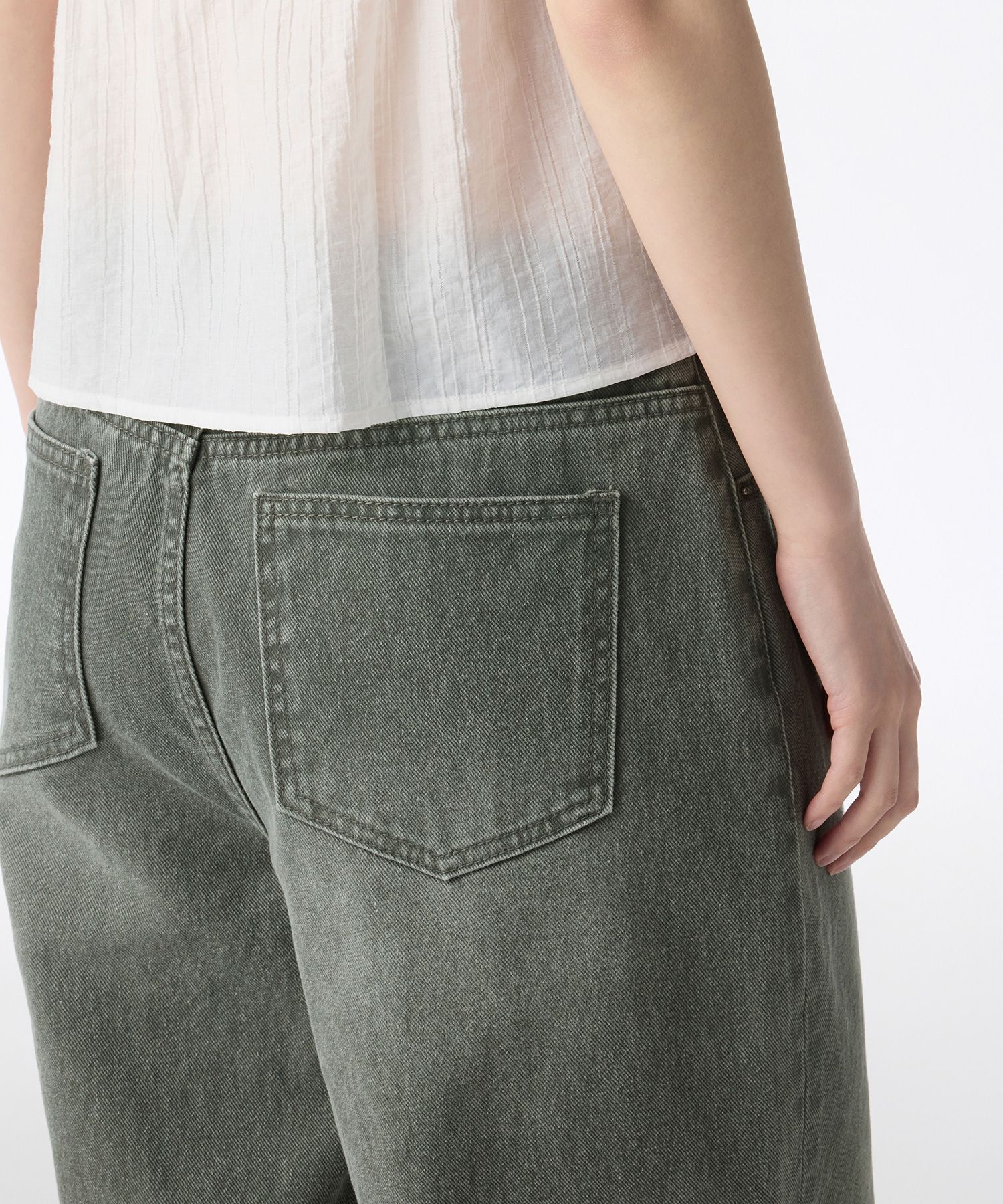 ★MUSINSA STANDARD★ Pigment wide denim pants charcoal grey MUSINSA | MUSINSA STANDARD Pigment Wide Denim Pants