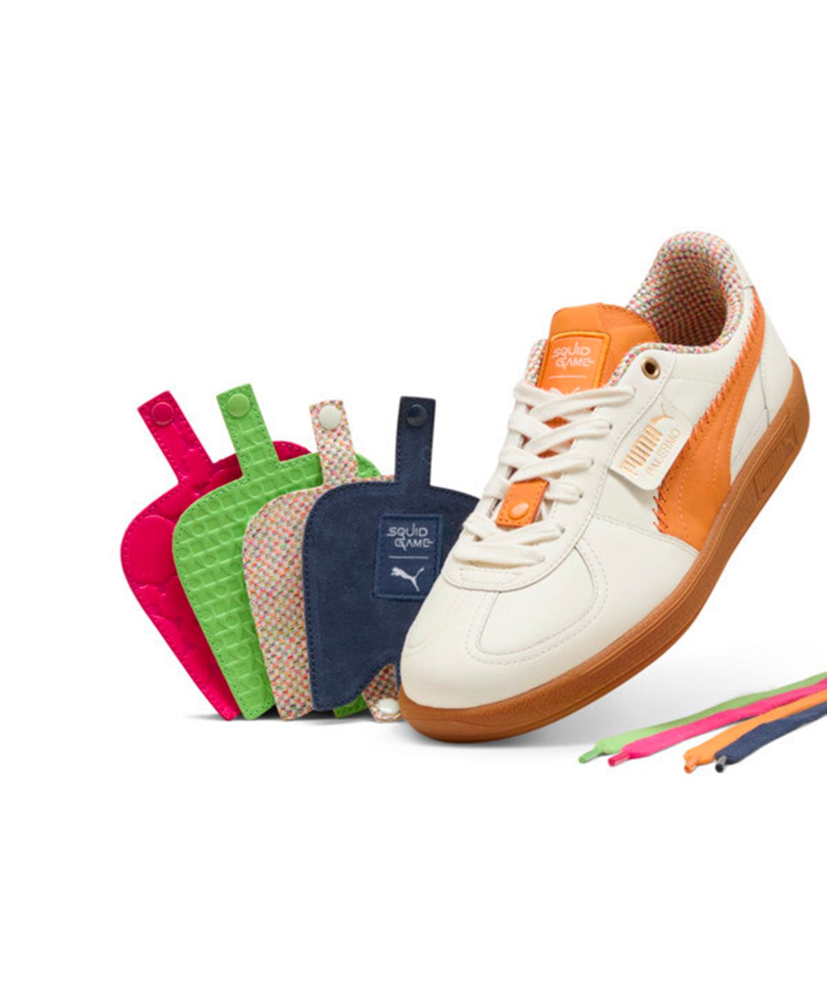 푸마(PUMA) 푸마 X 오징어게임 팔레르모 - 화이트:레드 / 401074-01