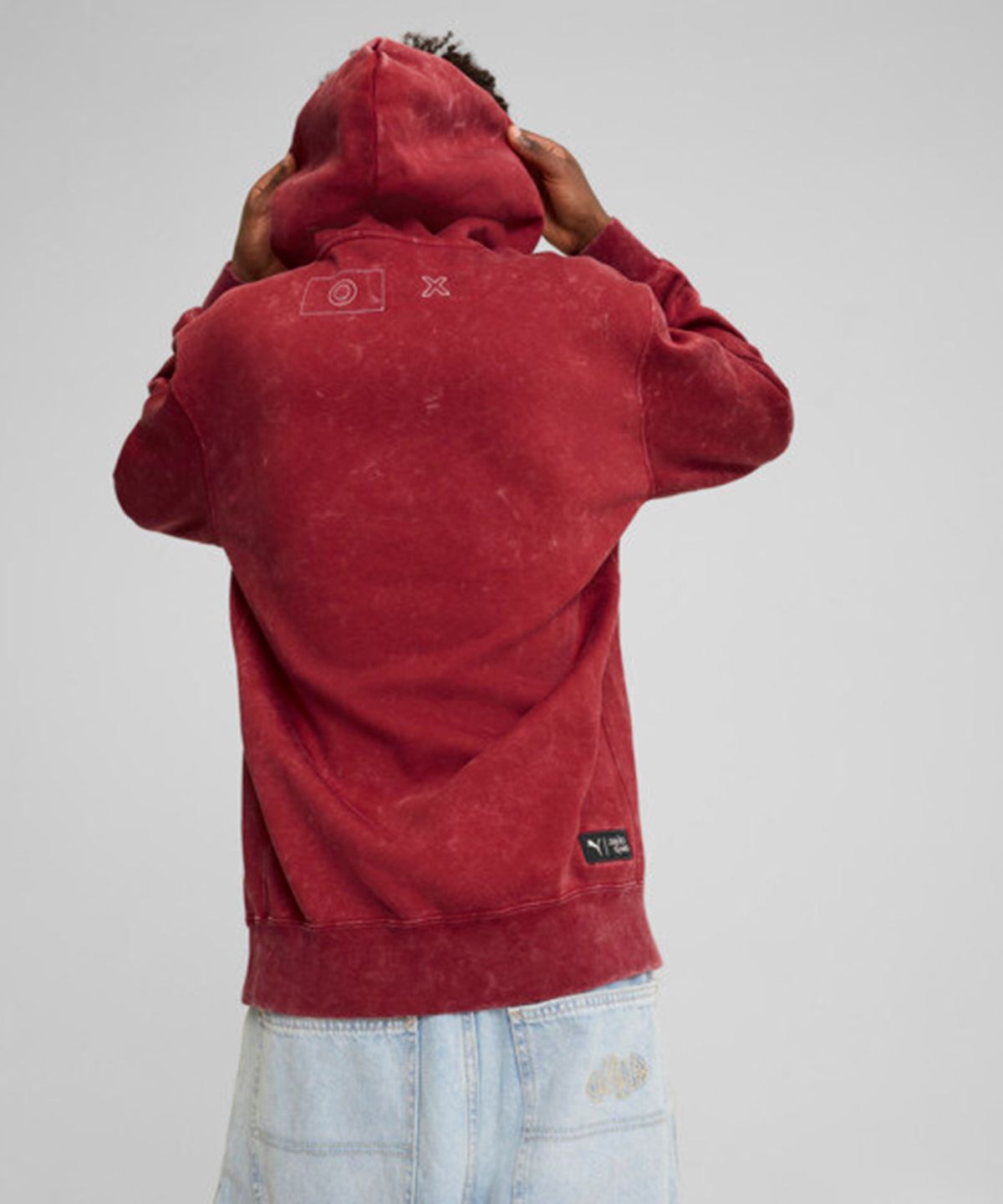 푸마(PUMA) 푸마 X 오징어게임 그래픽 후디 FL -레드 / 627427-13