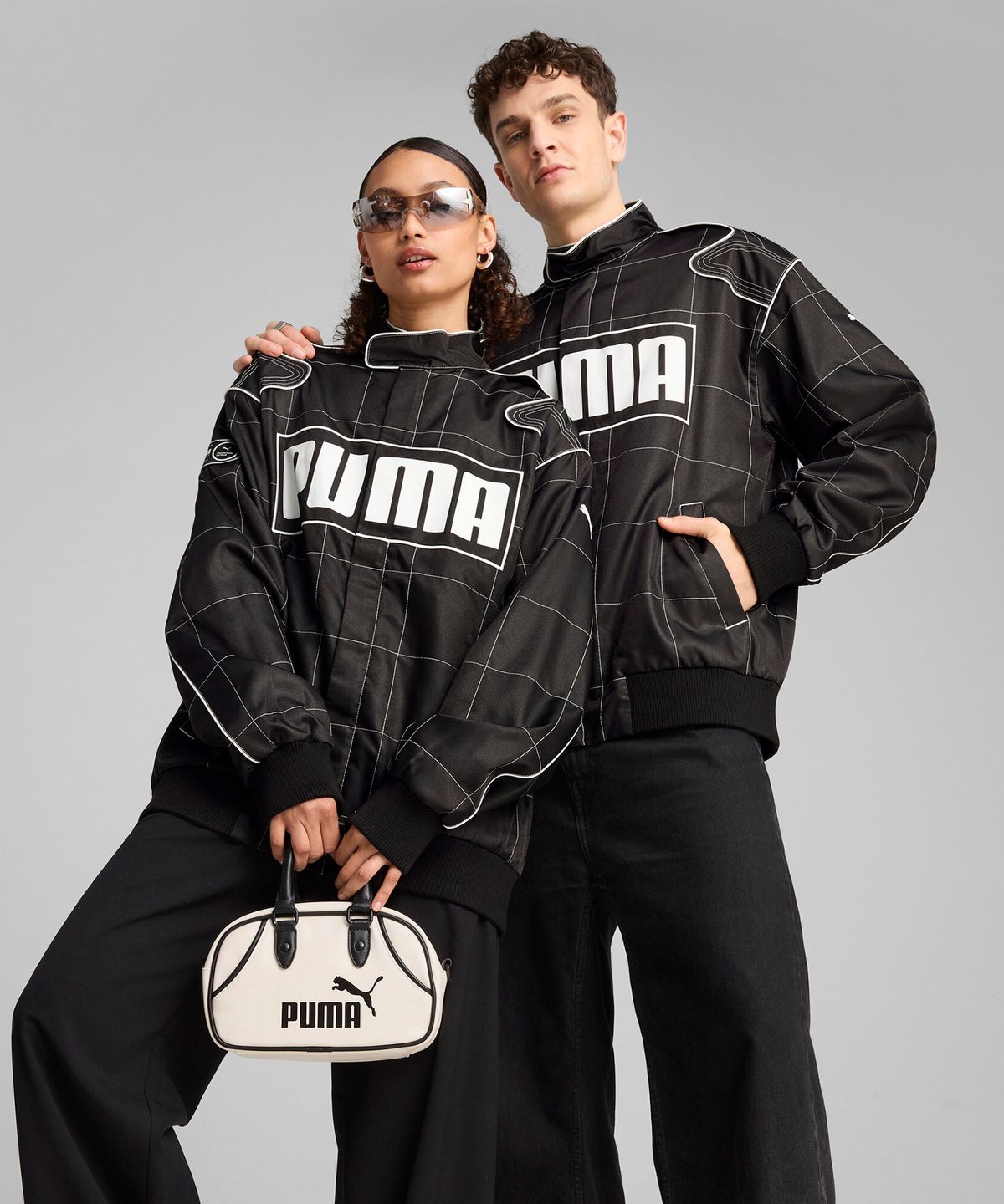 푸마(PUMA) 아카이브 시즈널 릴렉스 레이서 자켓 - 블랙 / 629914-01