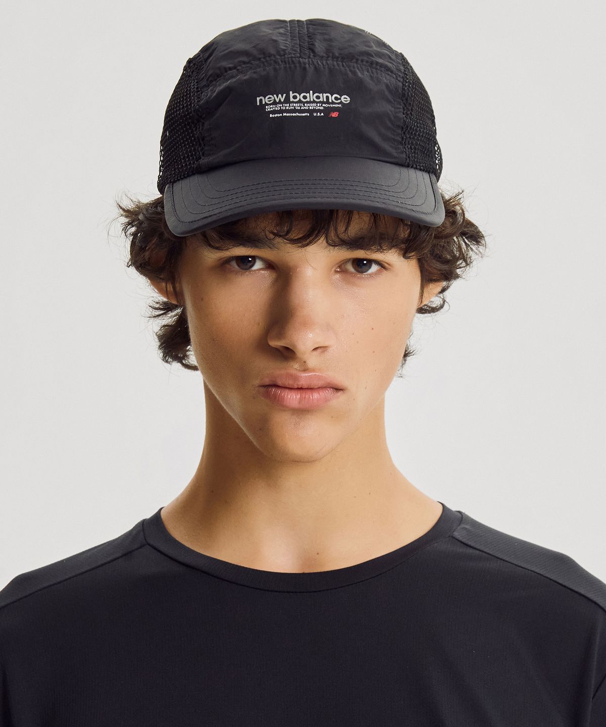 뉴발란스(NEW BALANCE) NBGDGF1192 / 컬러포인트 퍼포먼스 메쉬캡 (BLACK)