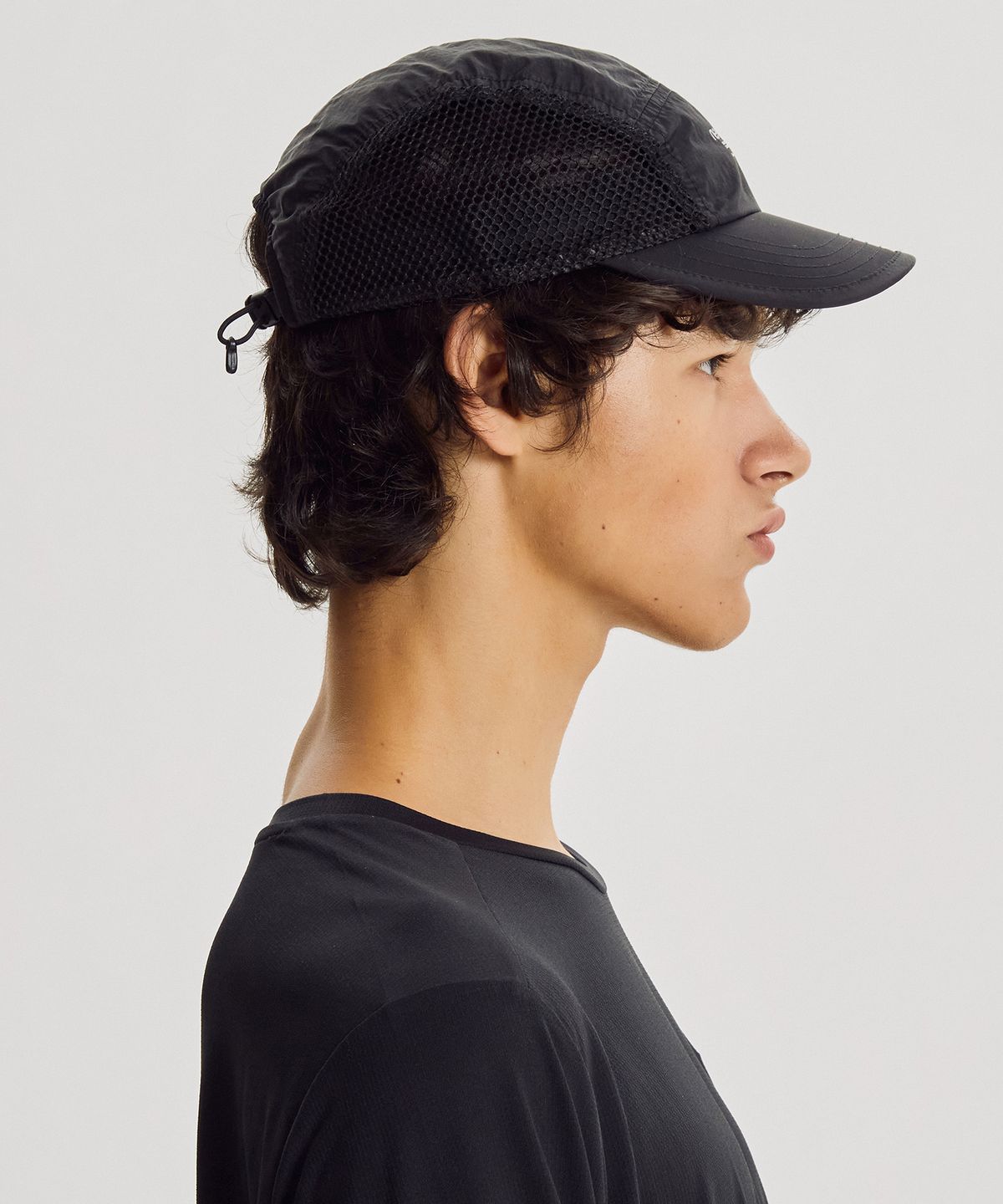 뉴발란스(NEW BALANCE) NBGDGF1192 / 컬러포인트 퍼포먼스 메쉬캡 (BLACK)