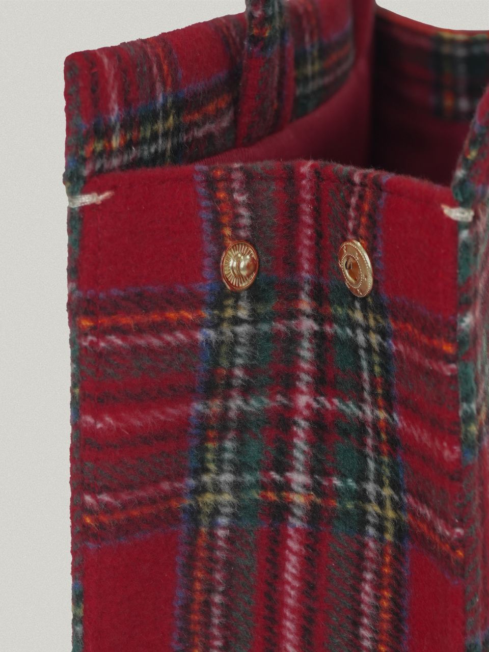 MUSINSA | FOLNUA HOLIDAY CHECK TORTE BAG [RED]