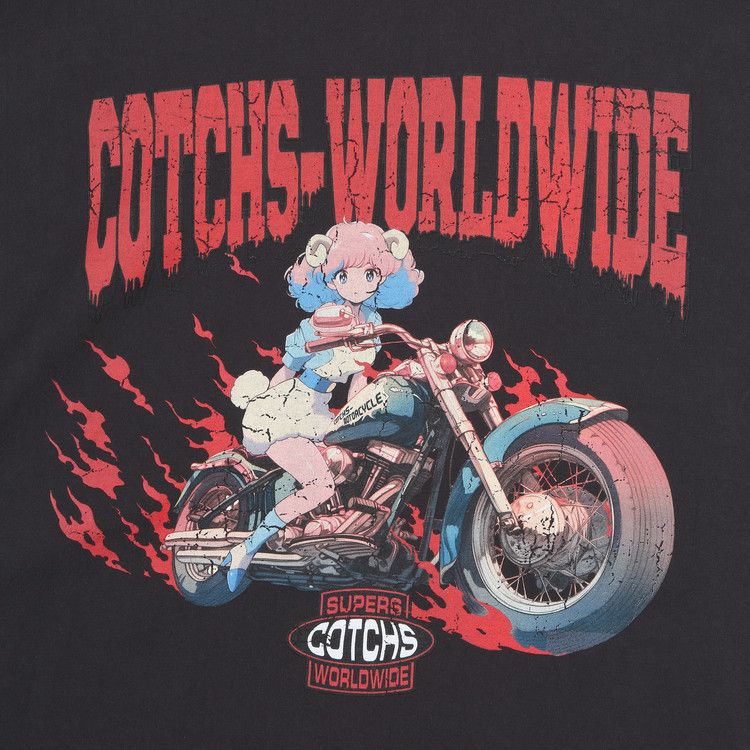 [ COTCHS ] Tシャツ 半袖 韓国★人気★男女兼用★LANBO LADY TEE MUSINSA公式 | COTCHS LANBO LADY TEE-CHACOAL
