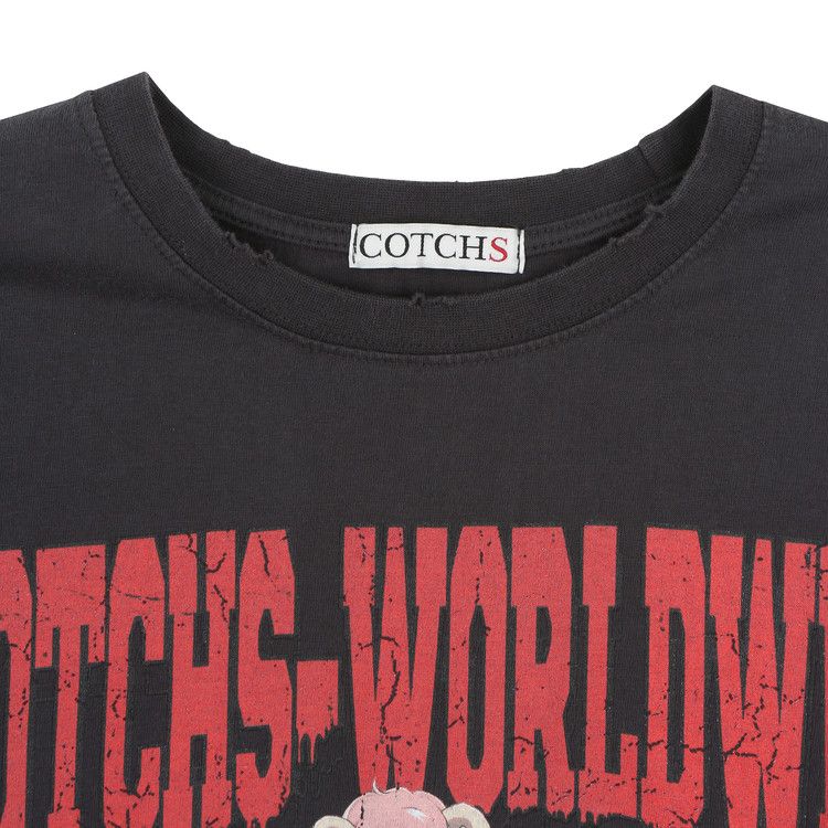 [ COTCHS ] Tシャツ 半袖 韓国★人気★男女兼用★LANBO LADY TEE MUSINSA公式 | COTCHS LANBO LADY TEE-CHACOAL