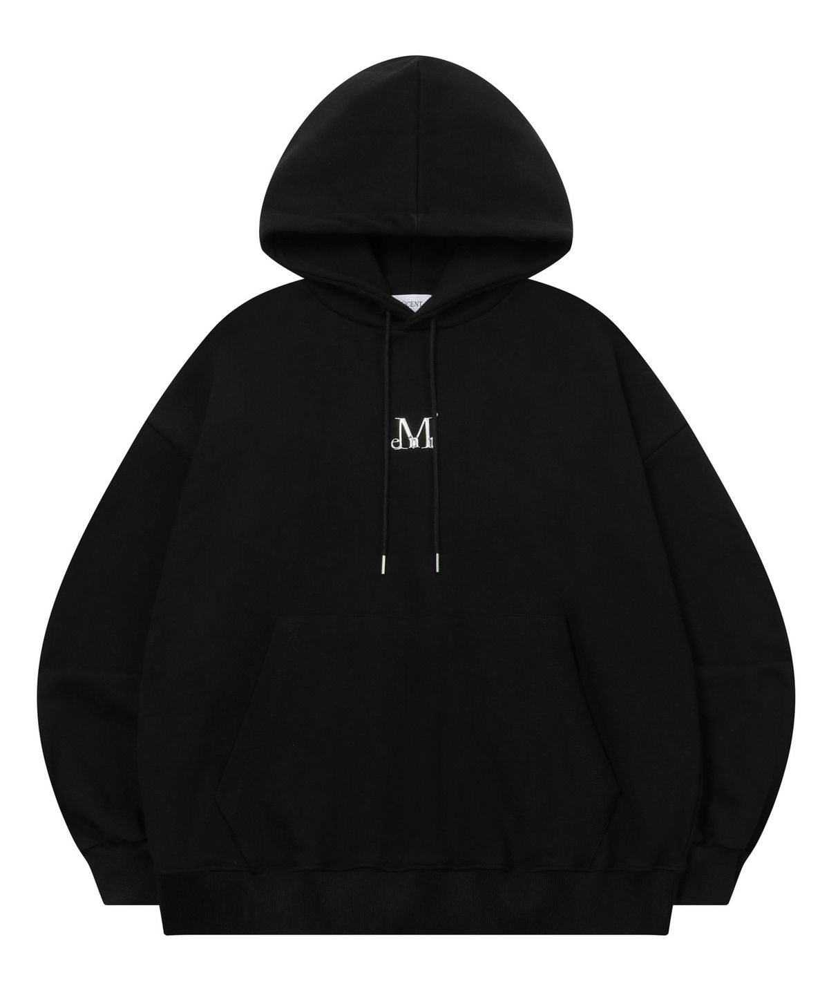 무센트(MUCENT) 욘드 메탈 로고 후드 티 (남녀공용)
