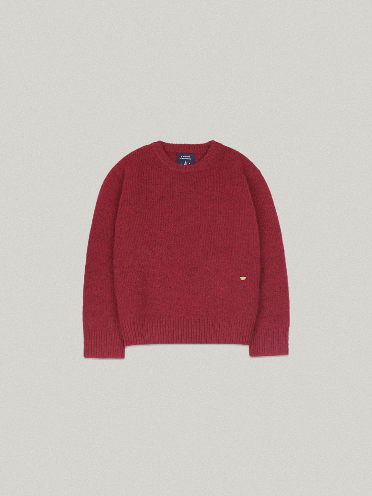 폴뉴아(FOLNUA) STEADY ROUND KNIT (RED)