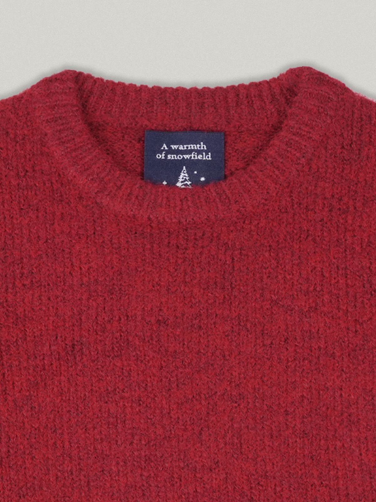 폴뉴아(FOLNUA) STEADY ROUND KNIT (RED)