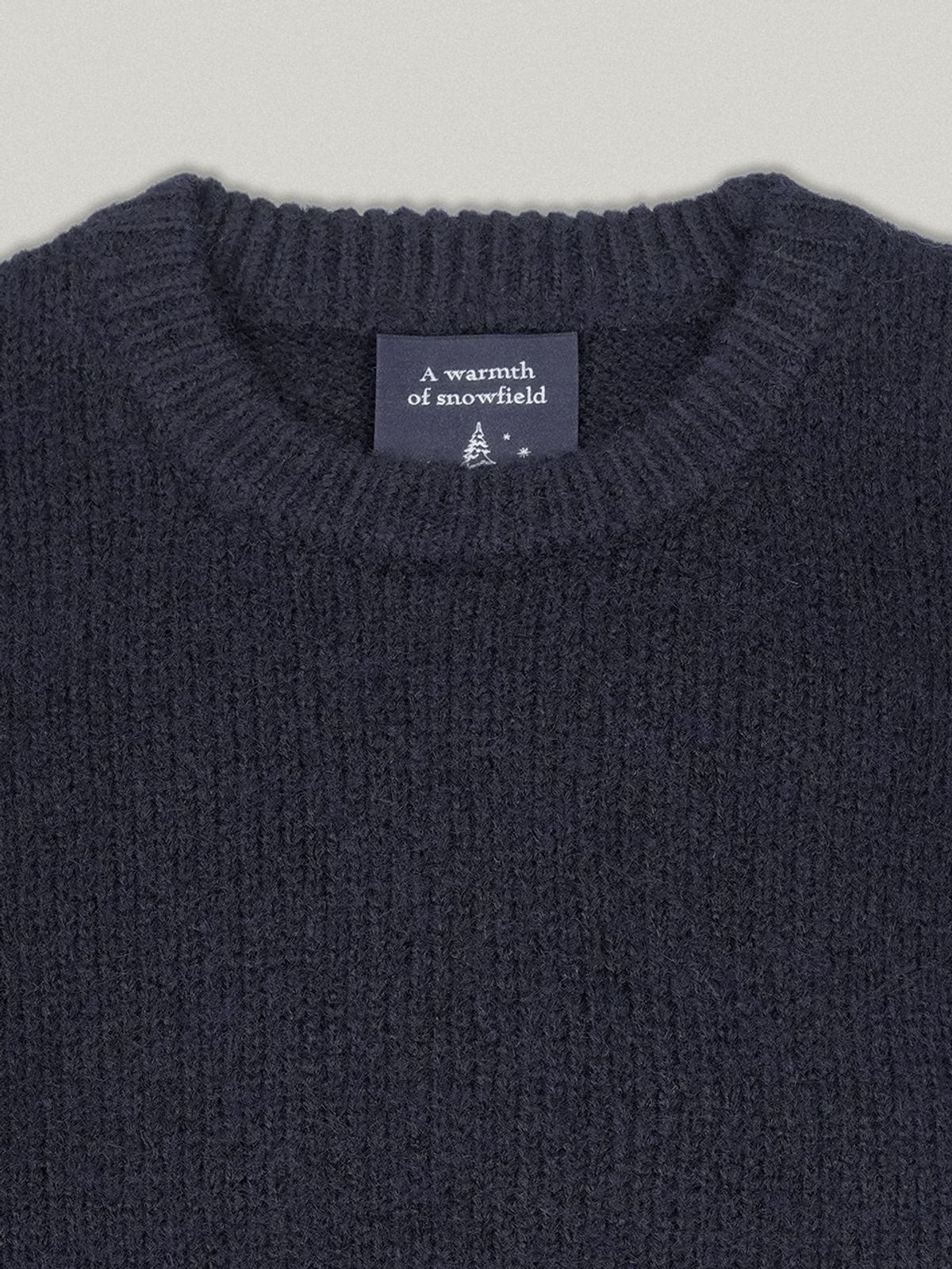 폴뉴아(FOLNUA) STEADY ROUND KNIT (NAVY)