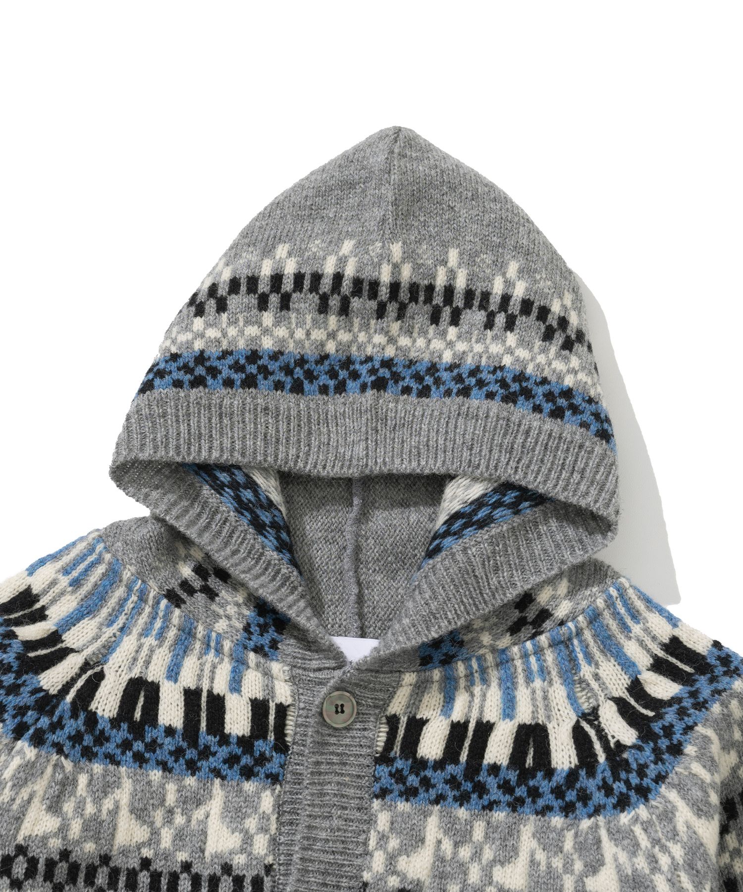 【DISCERNMENT】Standard 2way Wool Hoodie Knitwear Designer fashion, Seoul-fully created | W Concept