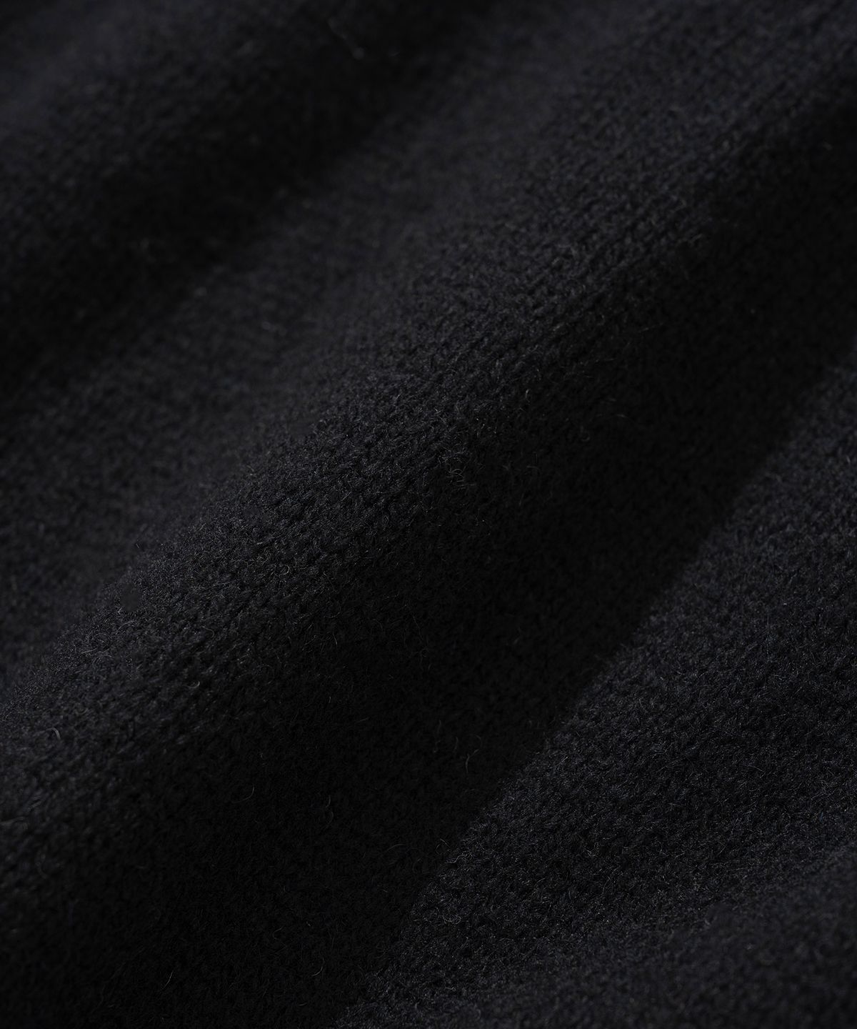니티드(KNITTED) 노르딕 멜로디 후디 가디건 BLACK