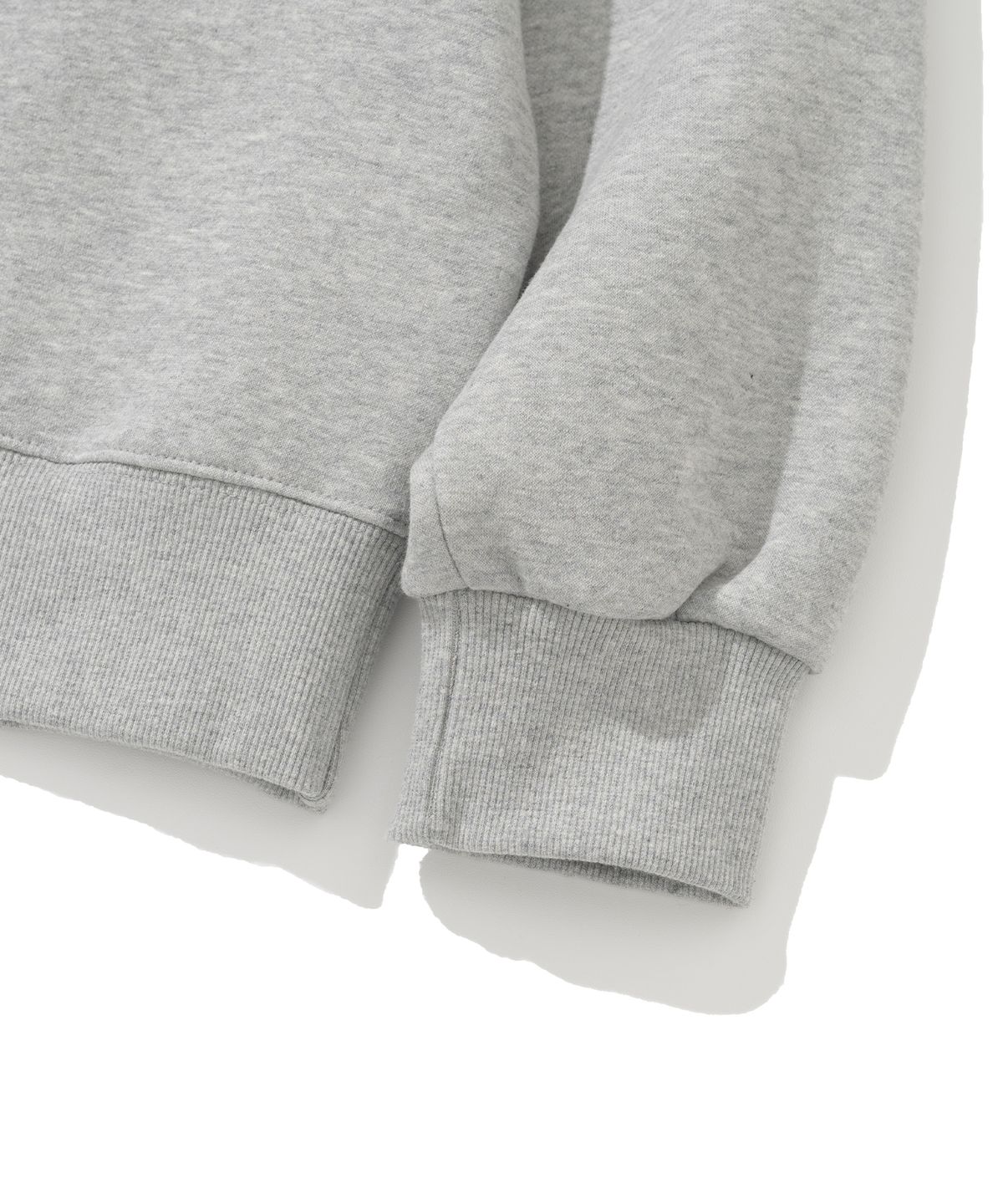 니티드(KNITTED) 렛츠 러브 맨투맨 MELANGE GREY
