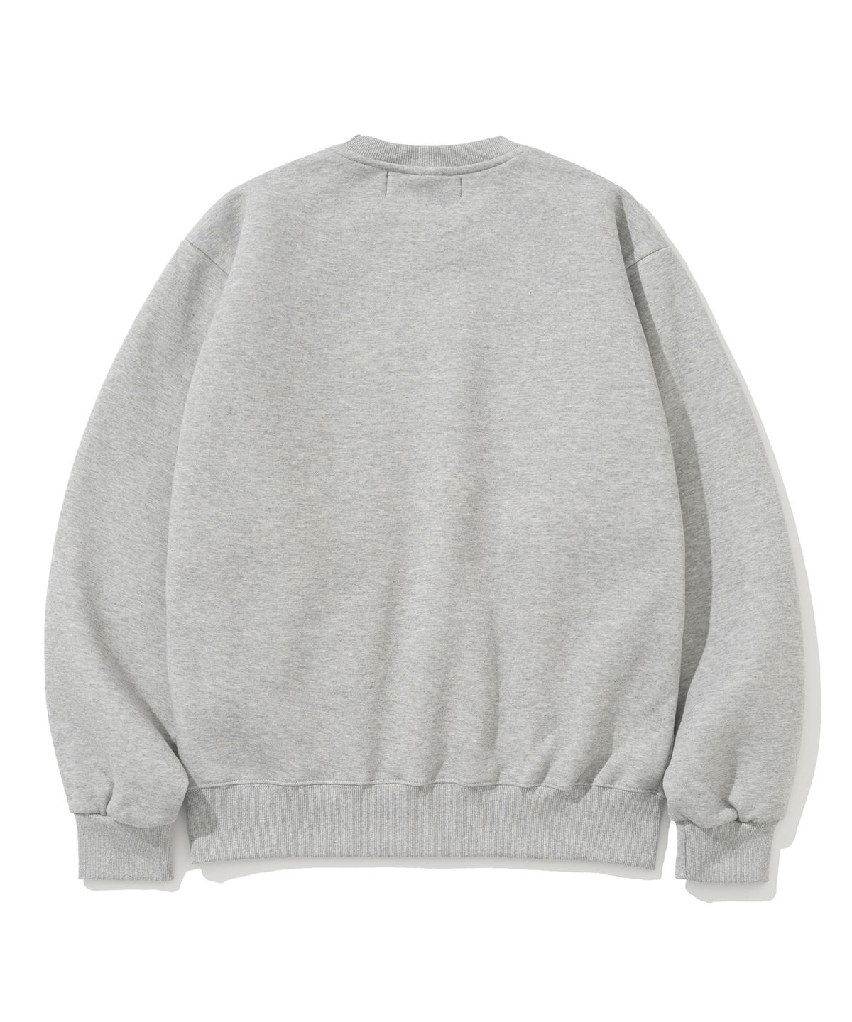 니티드(KNITTED) 렛츠 러브 맨투맨 MELANGE GREY