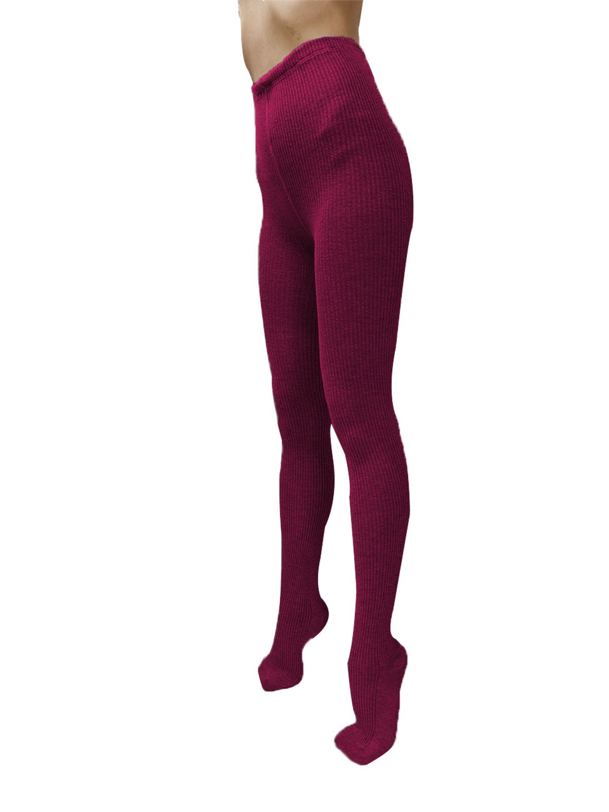 로맨틱타이거(ROMANTIC TIGER) hot-pack winter wool stocking  (burgundy)