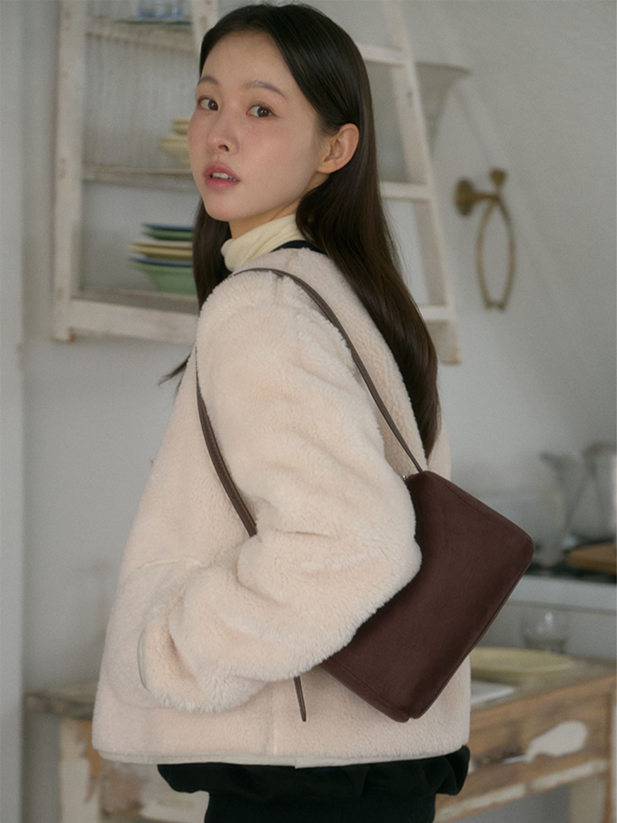 아노에틱(ANOETIC) ANC SUEDE SARA BAG_4COLOR