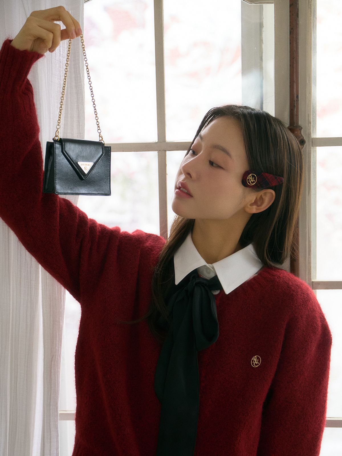 아노에틱(ANOETIC) ANC MINI CROSS WALLET BAG_BLACK