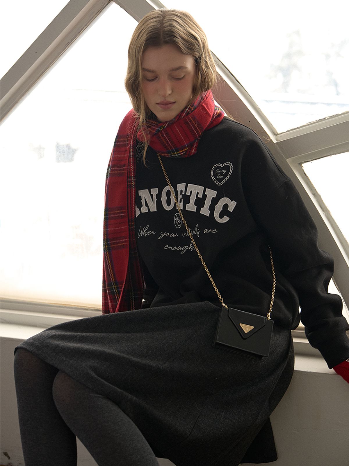 아노에틱(ANOETIC) ANC MINI CROSS WALLET BAG_BLACK
