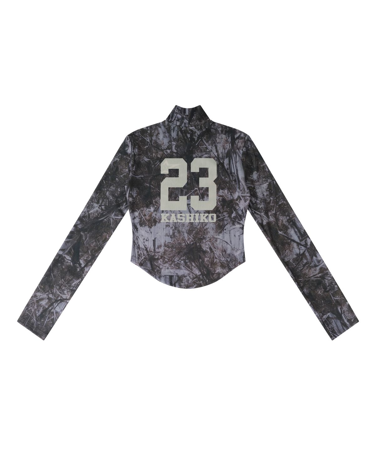 카시코(KASHIKO) Real Tree Highneck Mesh Top