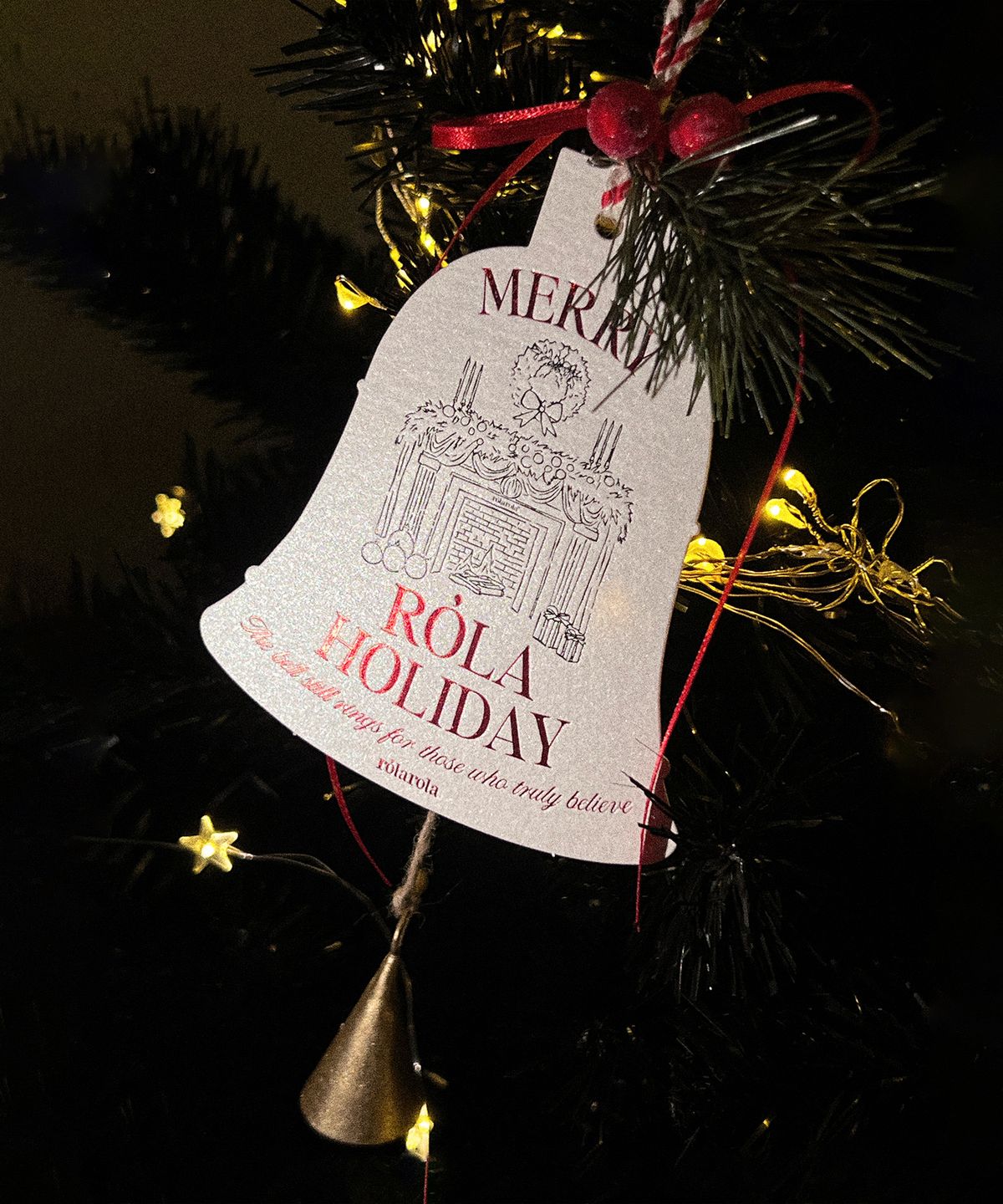 로라로라(ROLAROLA) HOLIDAY DOOR BELL ORNAMENT