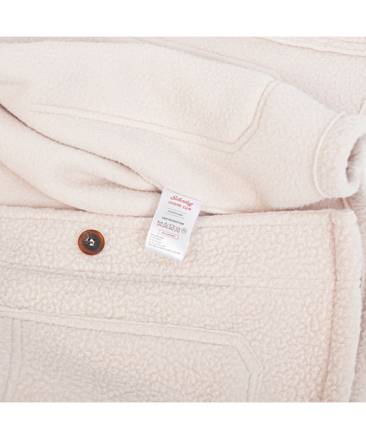 세러데이 레저 클럽(SATURDAY LEISURE CLUB) Leisure Fleece Work Jacket(Unisex) - Ivory