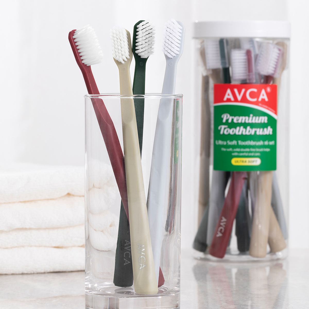 아브카(AVCA) 초극세모 칫솔 16개입 2개 (총 32개)