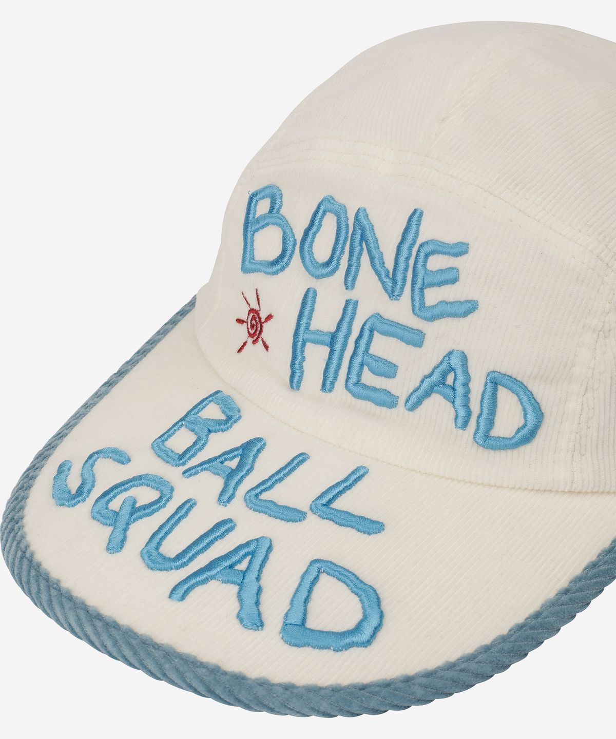 프라블럼올웨이즈(PROBLEMALLWAYS) Bonehead Ball Squad Corduroy Pocket Camp Cap White