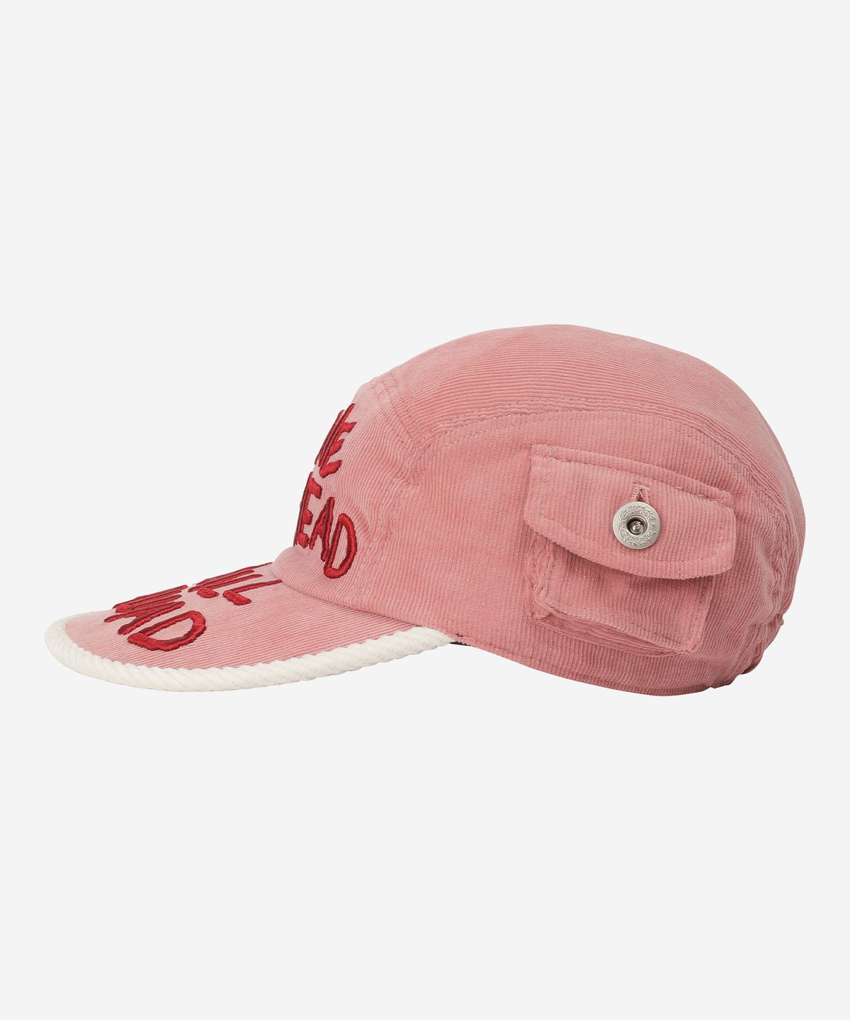 프라블럼올웨이즈(PROBLEMALLWAYS) Bonehead Ball Squad Corduroy Pocket Camp Cap Pink