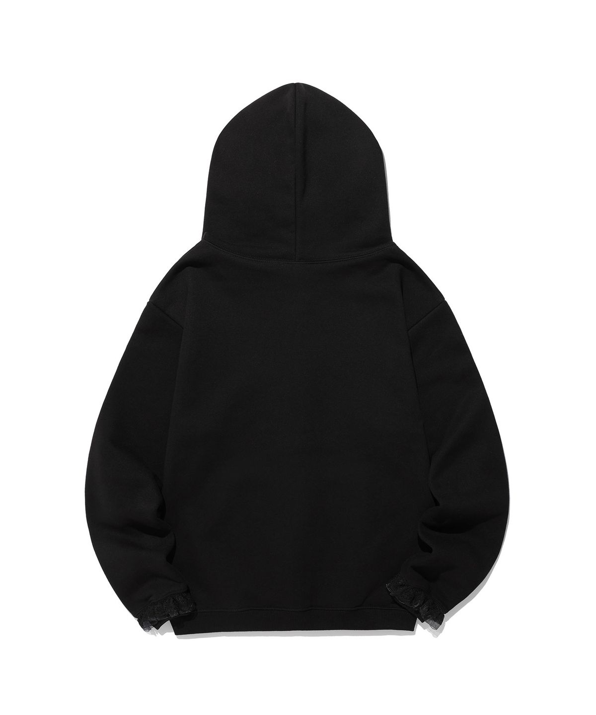 나이스고스트클럽(NICEGHOSTCLUB) [X SOULPUSSSY CAT]GHOSTSOULGIRL HOODIE ZIPUP_BLACK(NG2EFUM489D)